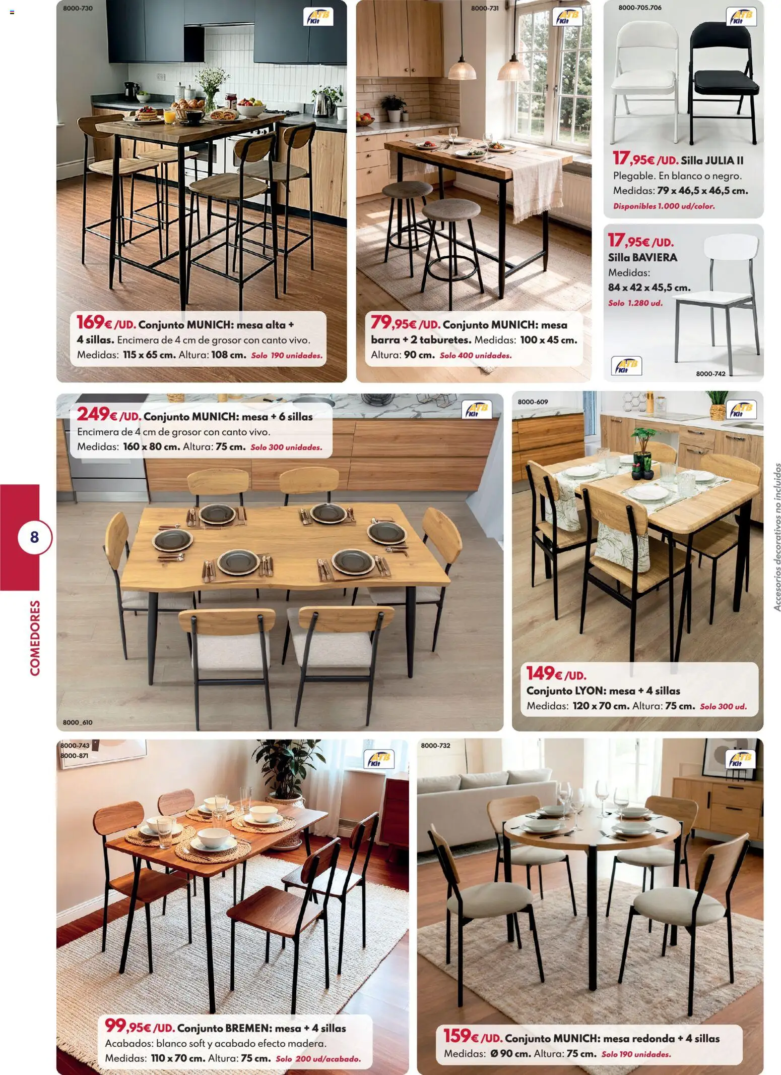 BricoCentro - Folleto Vuelta al Cole │ válido desde el 24/08/2026 | Página: 8 | Productos: Mesa, Silla, Mesa alta