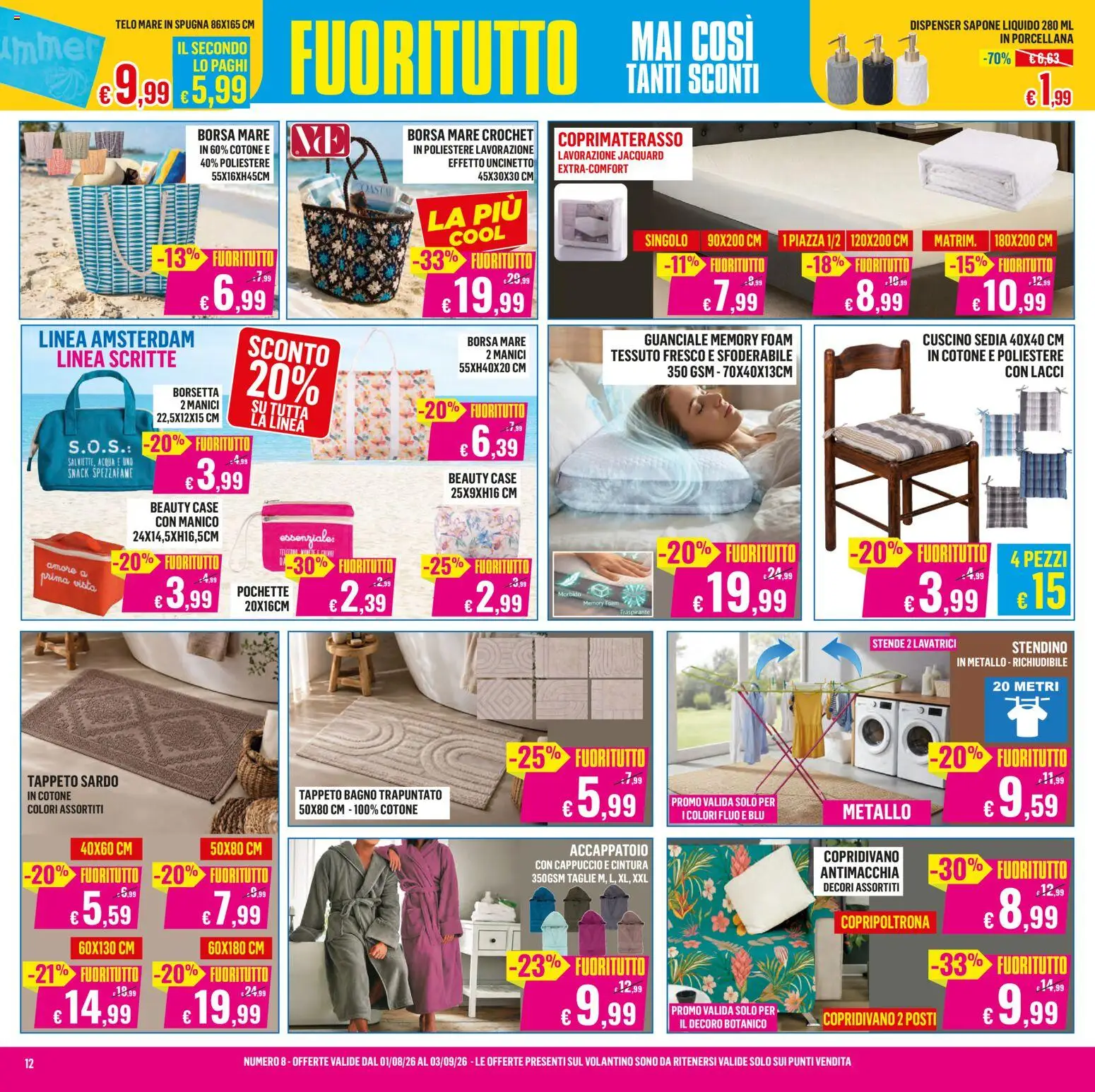 Volantino Satur del 01/08/2026 | Pagina: 12