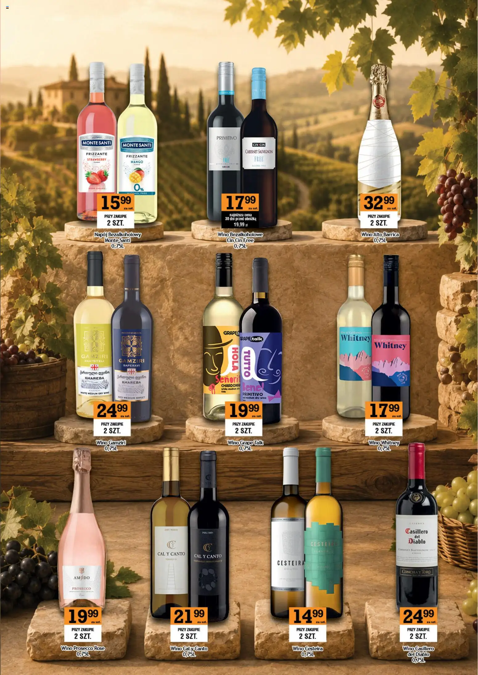 Gram Market gazetka - Barek od 01.09.2026 | Strona: 3 | Produkty: Mango, Monte Santi, Wino, Prosecco