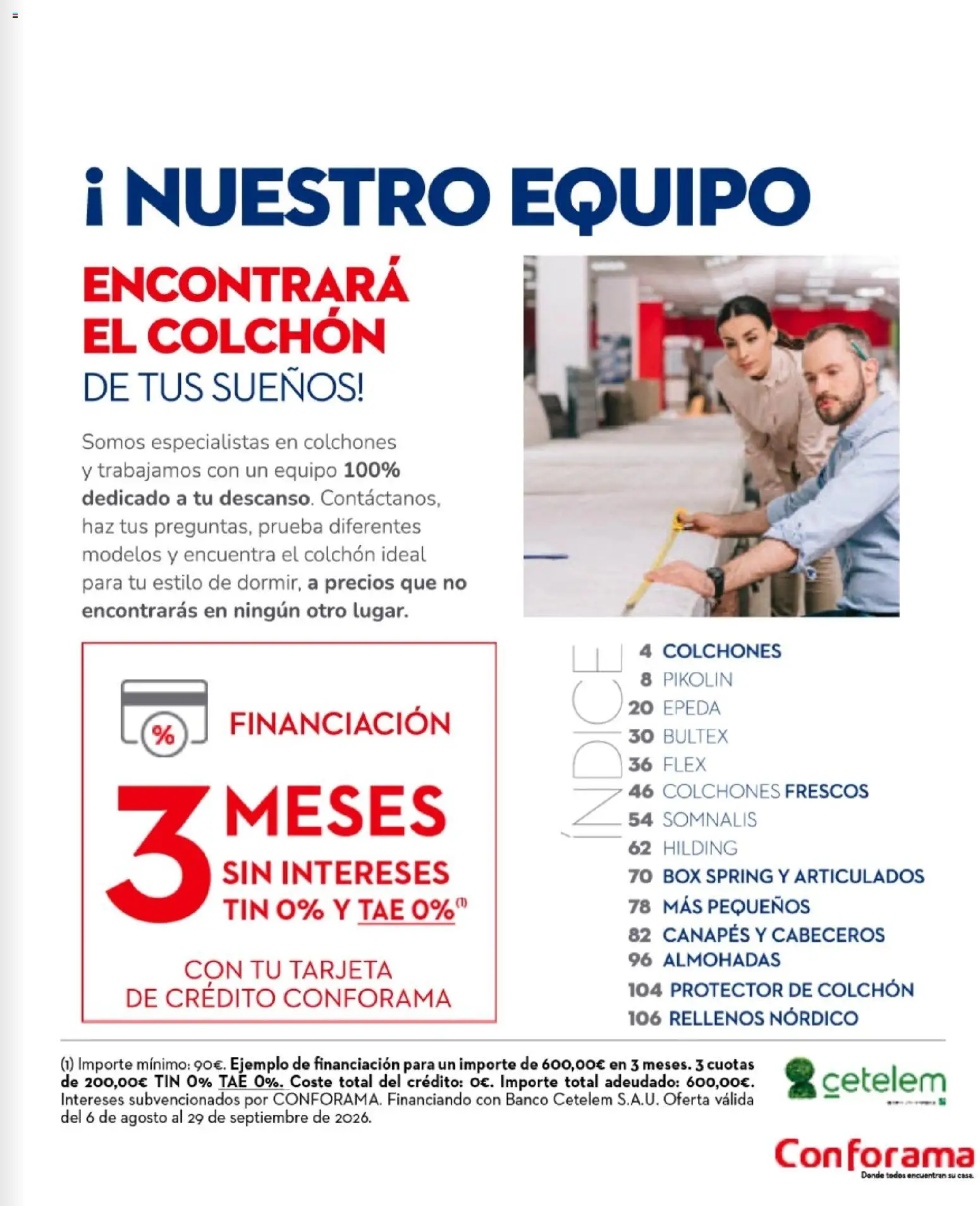 Conforama Camitis │ válido desde el 06/08/2026 | Página: 7 | Productos: Colchon