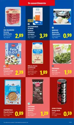 Anteprima del volantino Lidl volantino valido a partire dal 30/07/2026 | Pagina: 17 | Prodotti: Uova, Cioccolato, Fiocchi, Feta