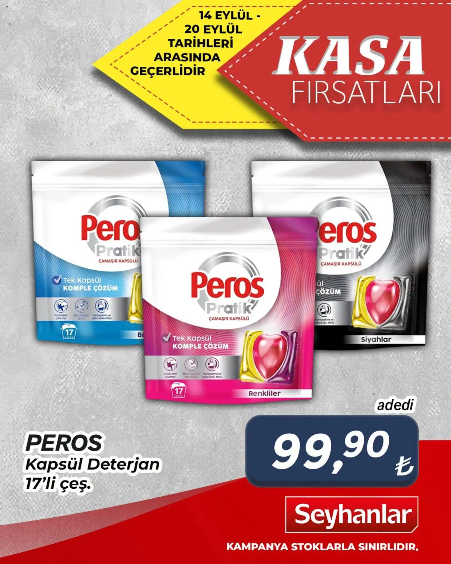 Seyhanlar Market - Katalog Kasa Fırsatları - 14 Eylül 2026 tarihinden itibaren geçerlidir | Sayfa: 2 | Ürünler: Deterjan, Koku, Kasa