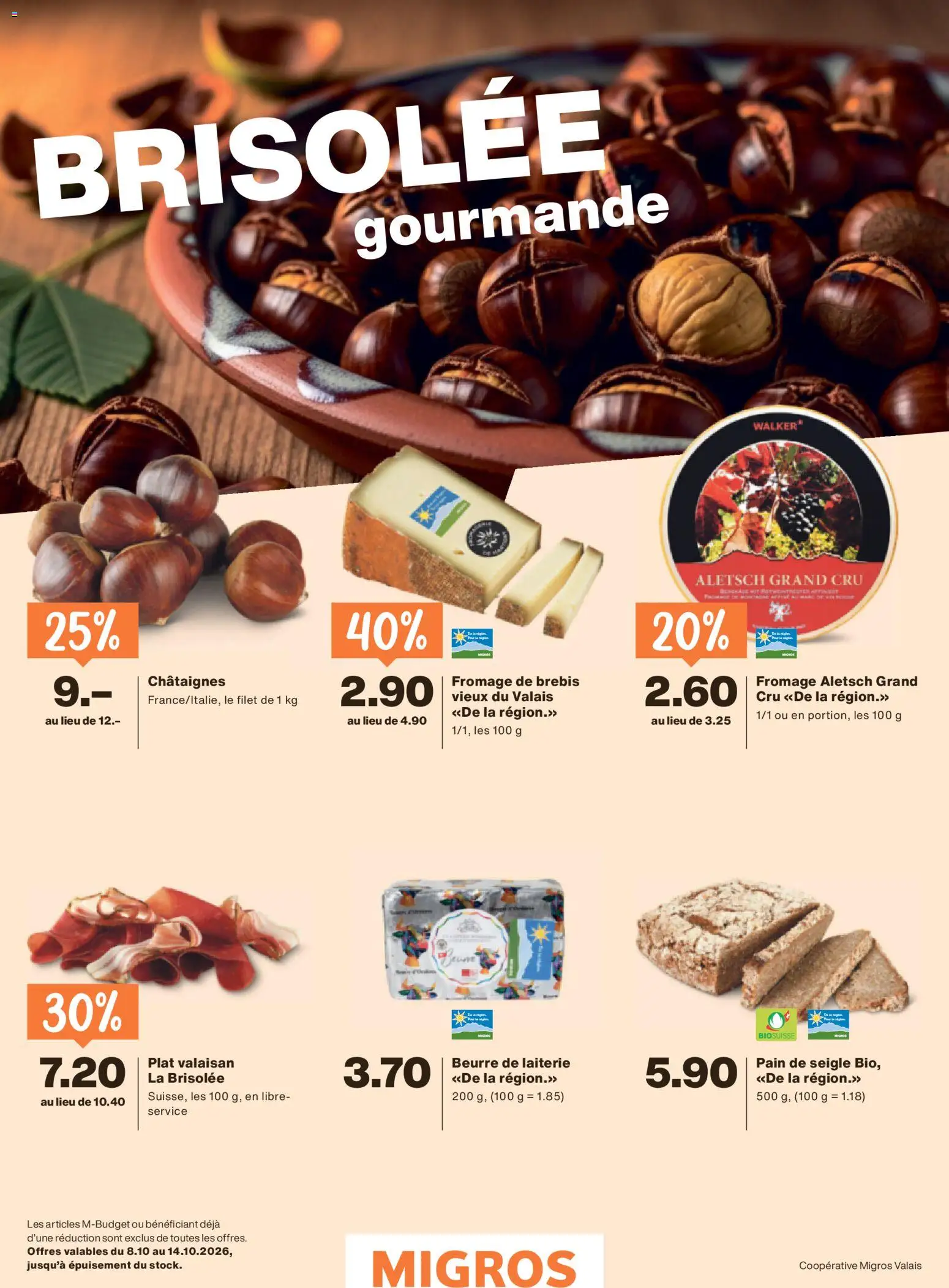 Migros aktionen Magazine FR – gültig ab 07.10.2026 | Seite: 34 | Produkte: Butter
