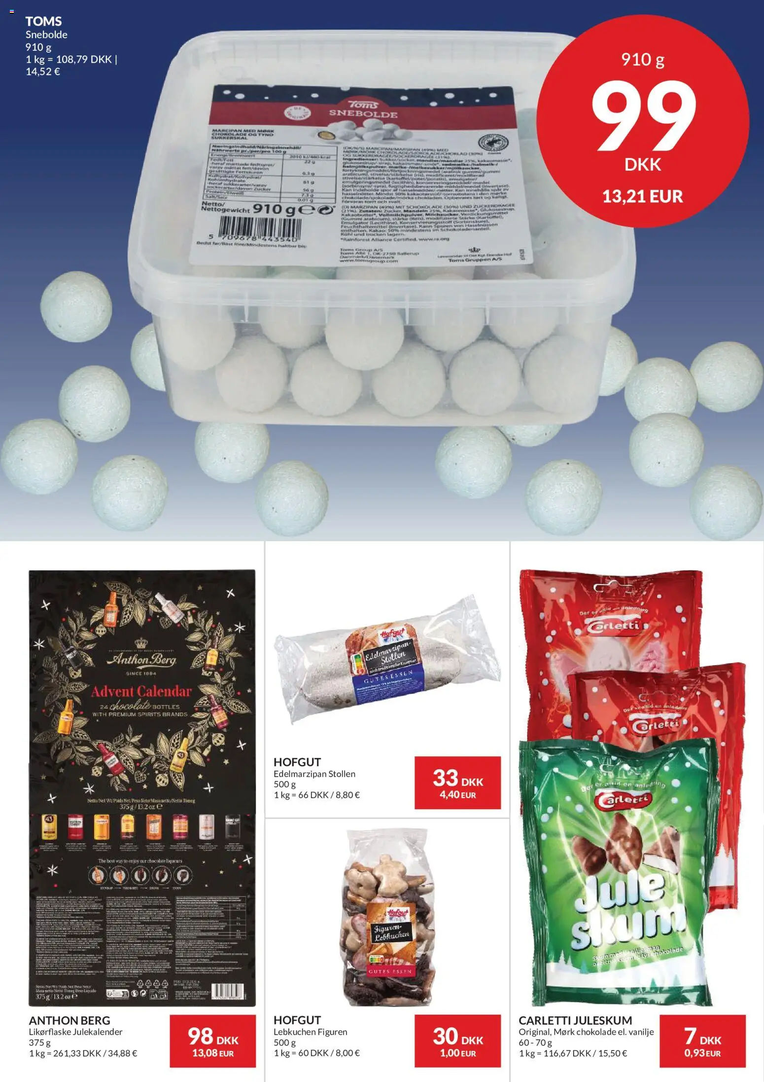 Nielsen Discount tilbudsavis – gyldig fra 01/10/2026 | Side: 14 | Produkter: Chokolade, Kakao, Marcipan, Vanilje
