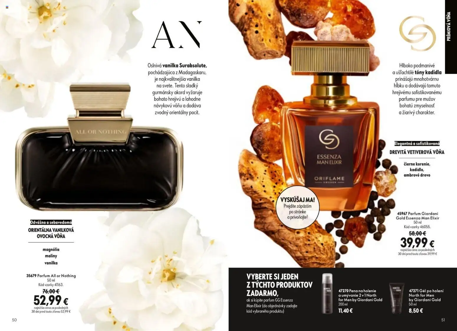 Nové Oriflame akcie – leták je platný od 09.09.2026 | Strana: 26 | Produkty: Pena na holenie, Maliny, Pena, Vanilka