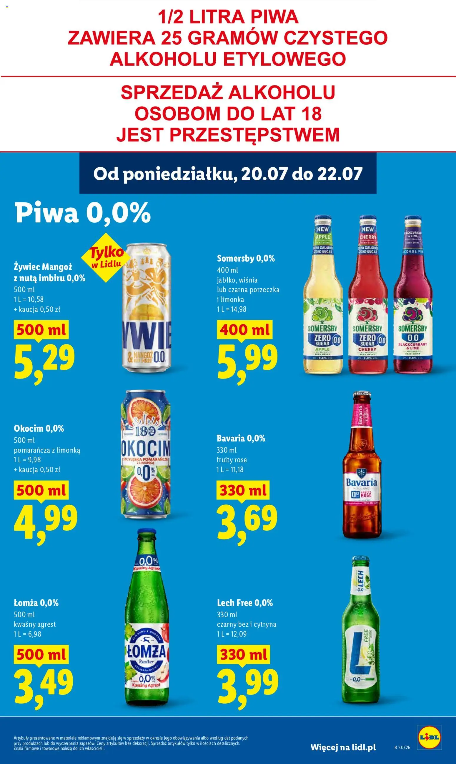 Lidl gazetka od 20.07.2026 | Strona: 77 | Produkty: Mango, Radler, Porzeczka, Agrest