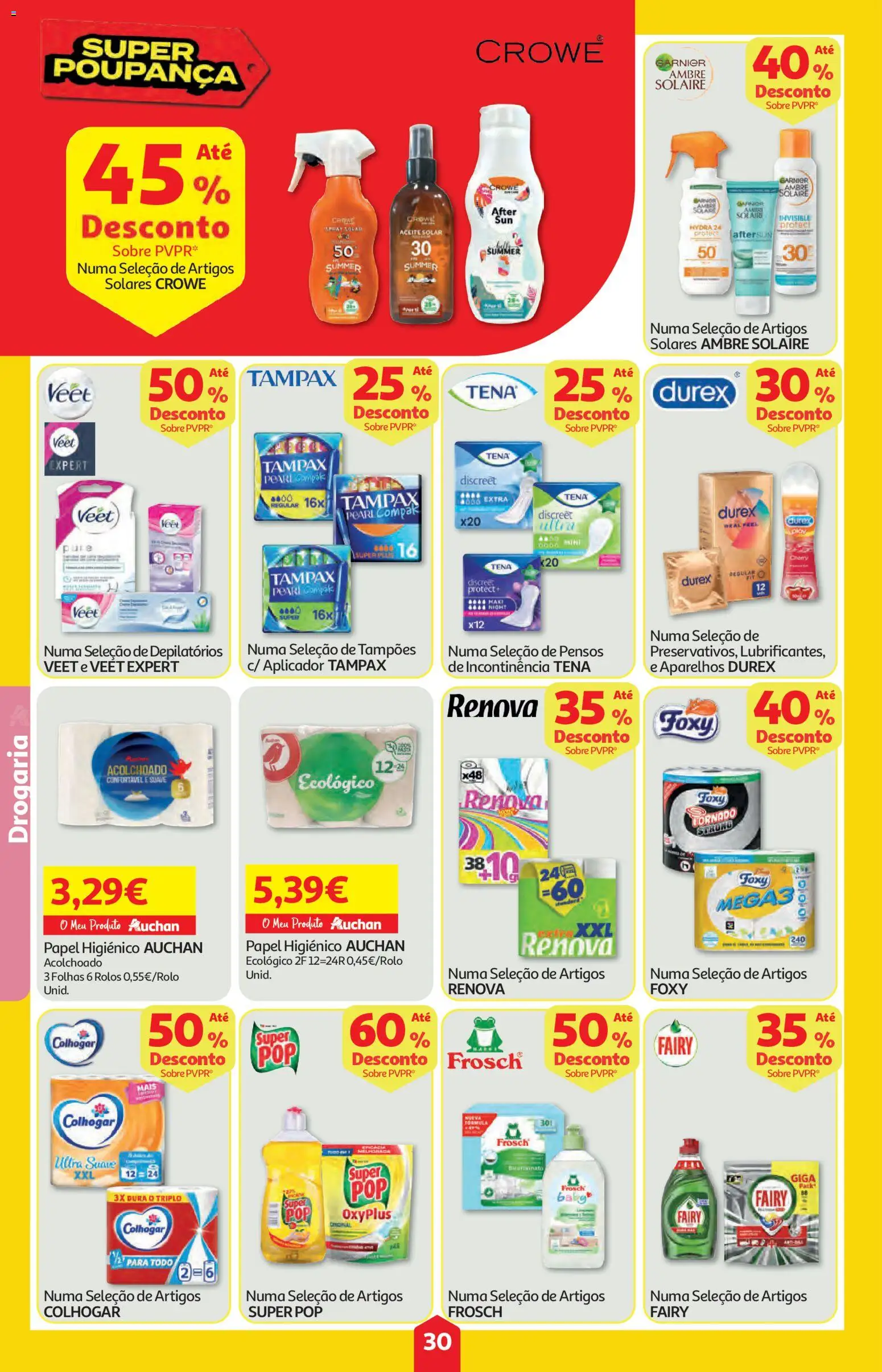 Auchan folheto │ válido de 02/07/2026 | Página: 30 | Produtos: Papel higiénico
