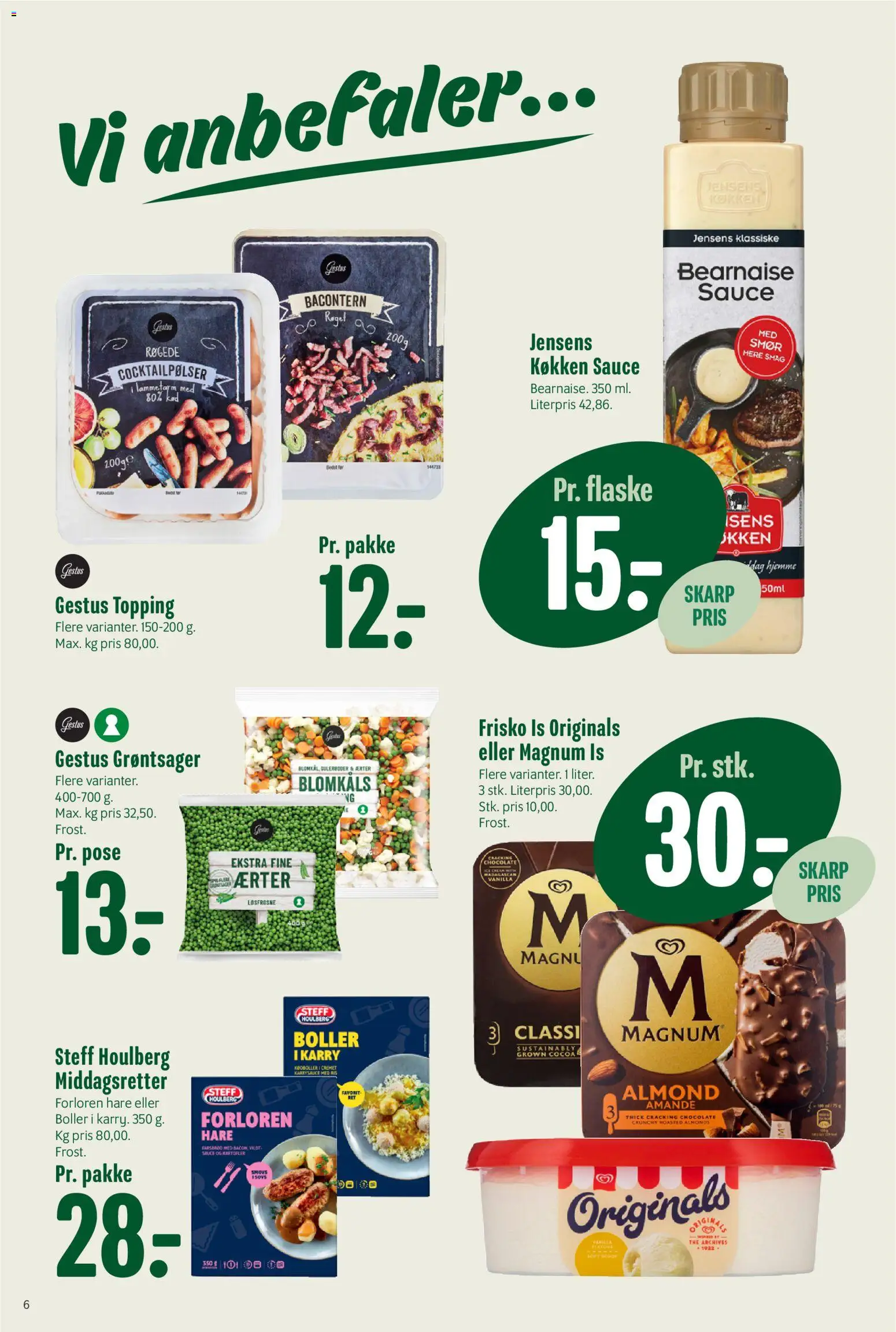 Min Købmand tilbudsavis – gyldig fra 02/10/2026 | Side: 7 | Produkter: Smør, Karry, Is, Ærter