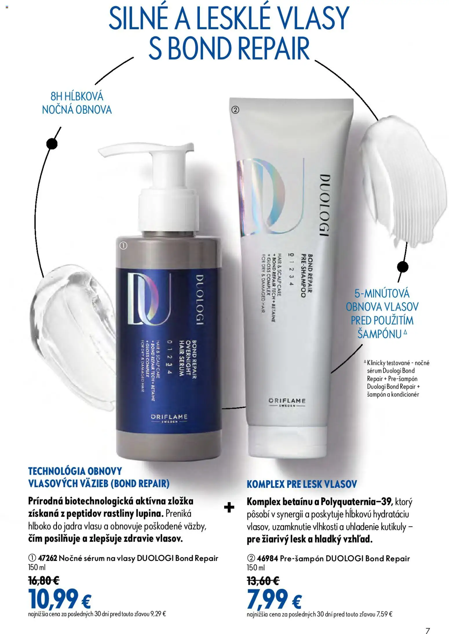 Nové Oriflame akcie – leták je platný od 19.08.2026 | Strana: 7 | Produkty: Šampón, Kondicionér