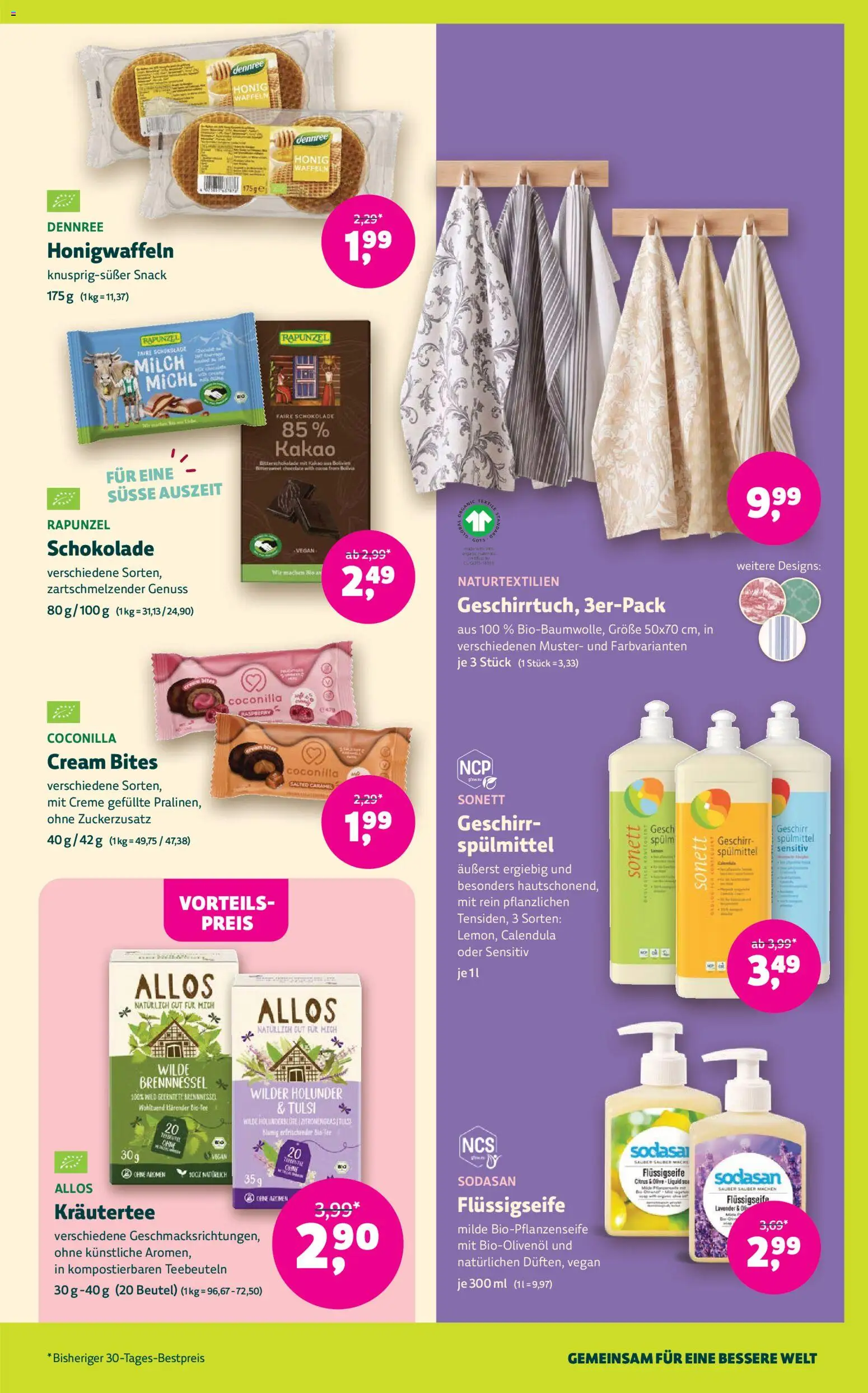 Denns BioMarkt Angebote – gültig ab 07.10.2026 | Seite: 13 | Produkte: Zitronengras, Schokolade, Creme, Waffeln