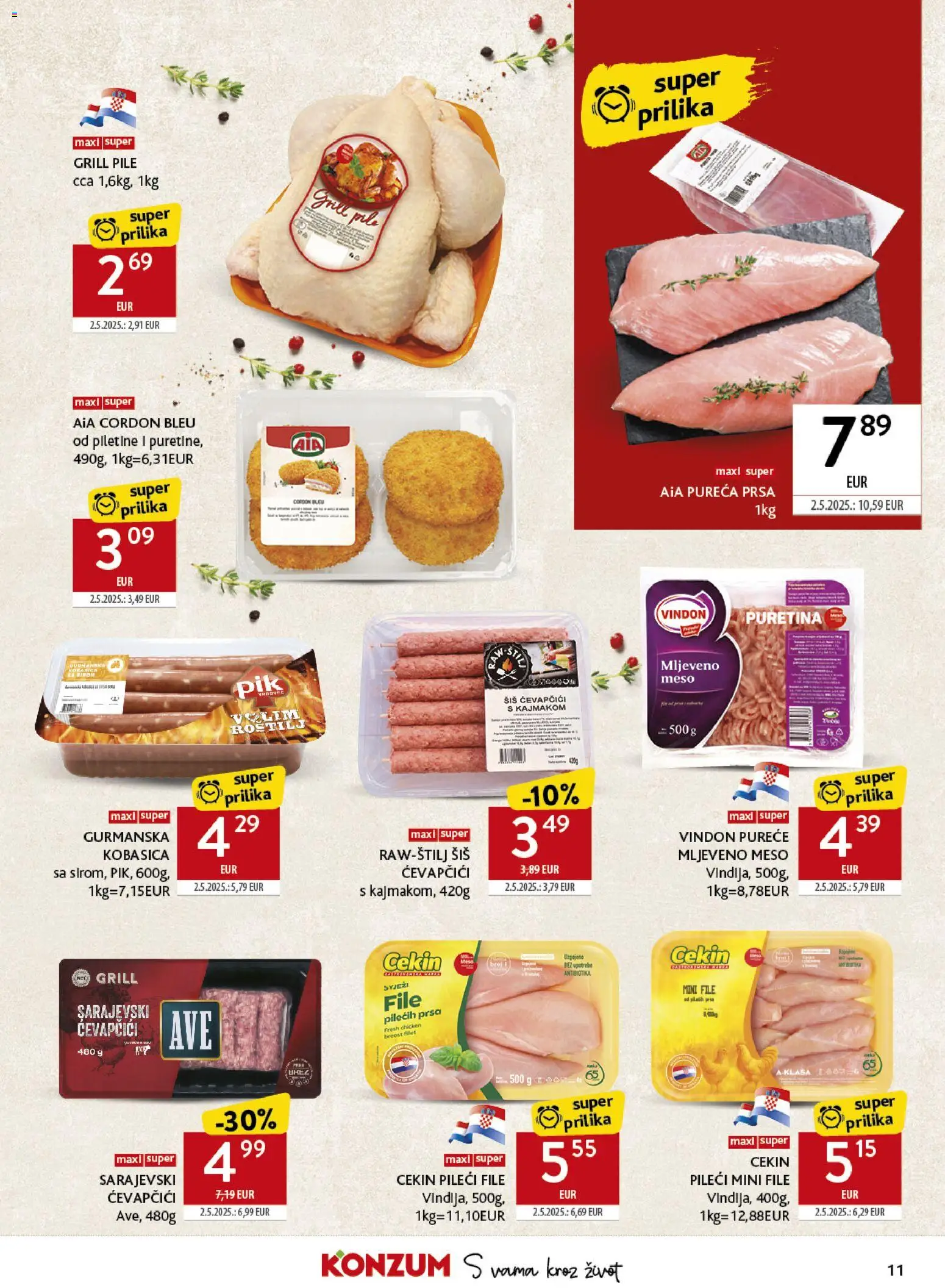 Konzum HR akciós ujság - amely érvényes a következő dátumtól: 2026.08.04. | Oldal: 11