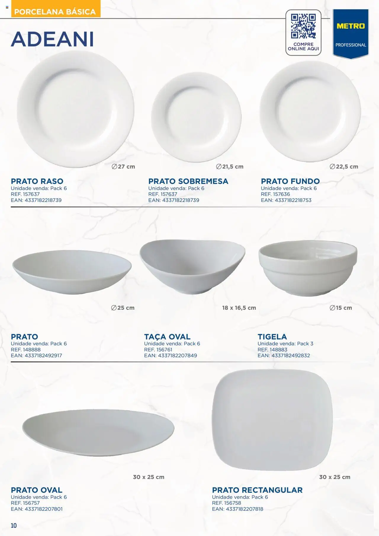 Makro Catálogo Serviço de Mesa │ válido de 01/08/2024 | Página: 10 | Produtos: Tigela