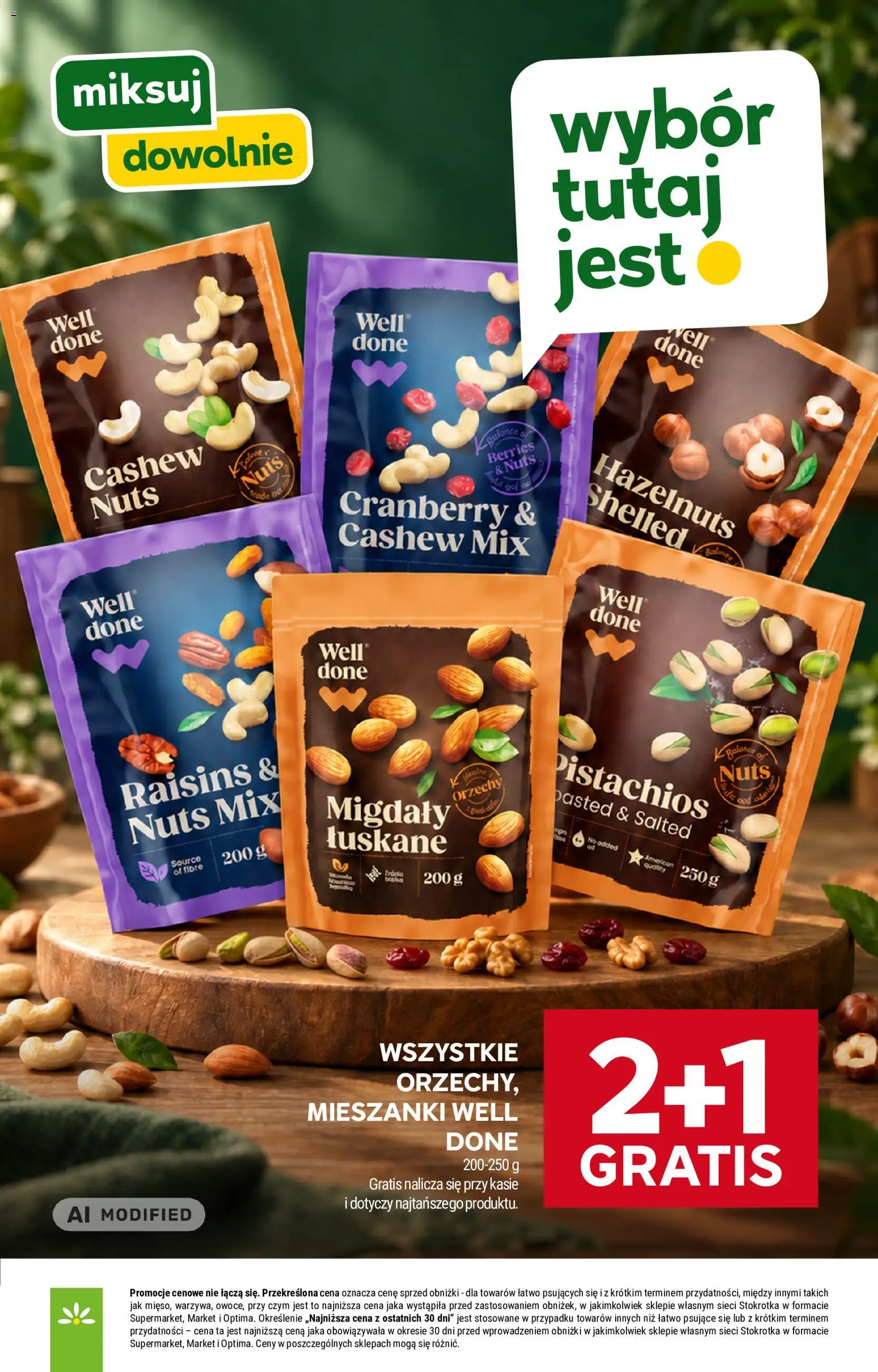 Stokrotka gazetka - Market od 01.10.2026 | Strona: 33 | Produkty: Migdały, Stokrotka, Orzechy