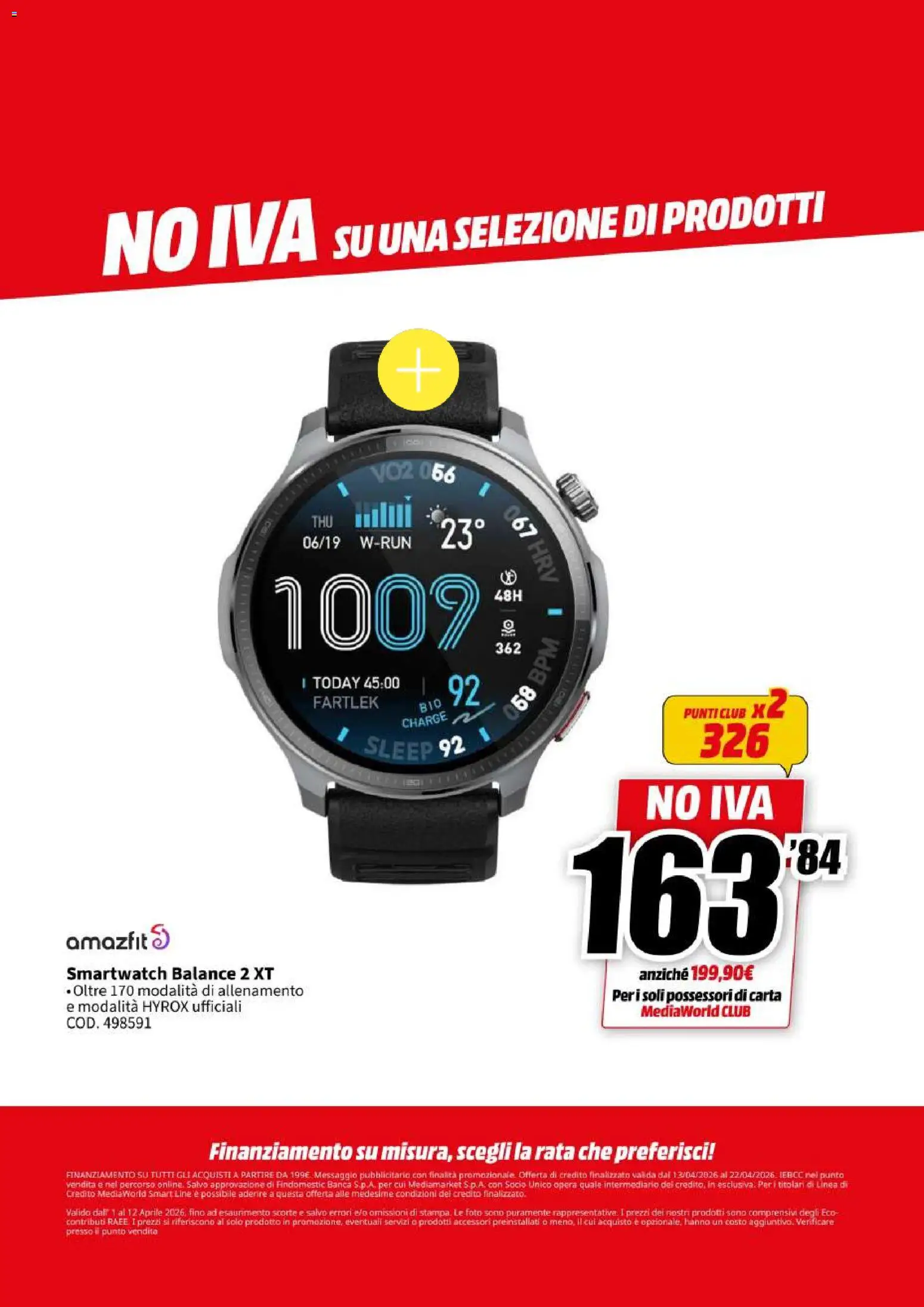 Volantino Media World del 13.04.2026 | Pagina: 35 | Prodotti: Smartwatch