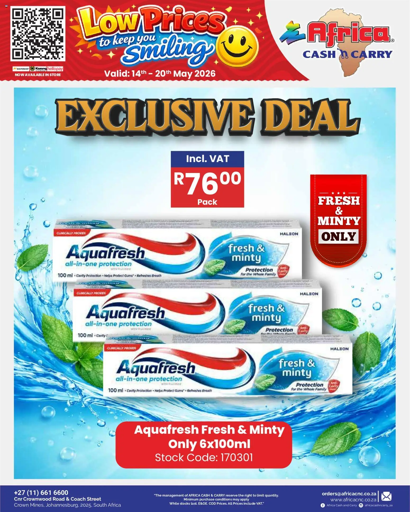 New Africa Cash & Carry catalogue – valid from 14.05.2026 | Page: 48