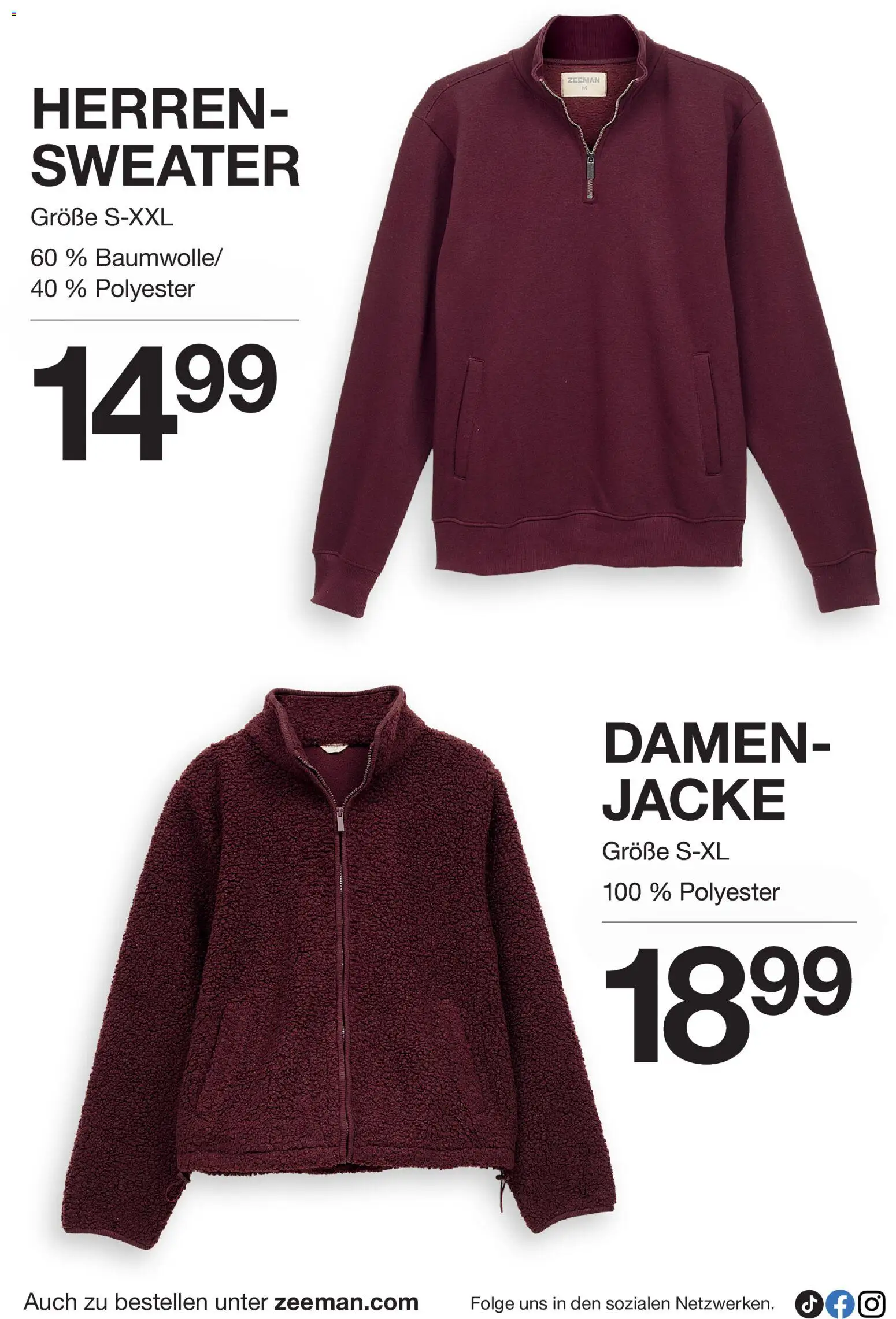 Zeeman Prospekt – gültig ab 10.10.2026 | Seite: 10 | Produkte: Jacke