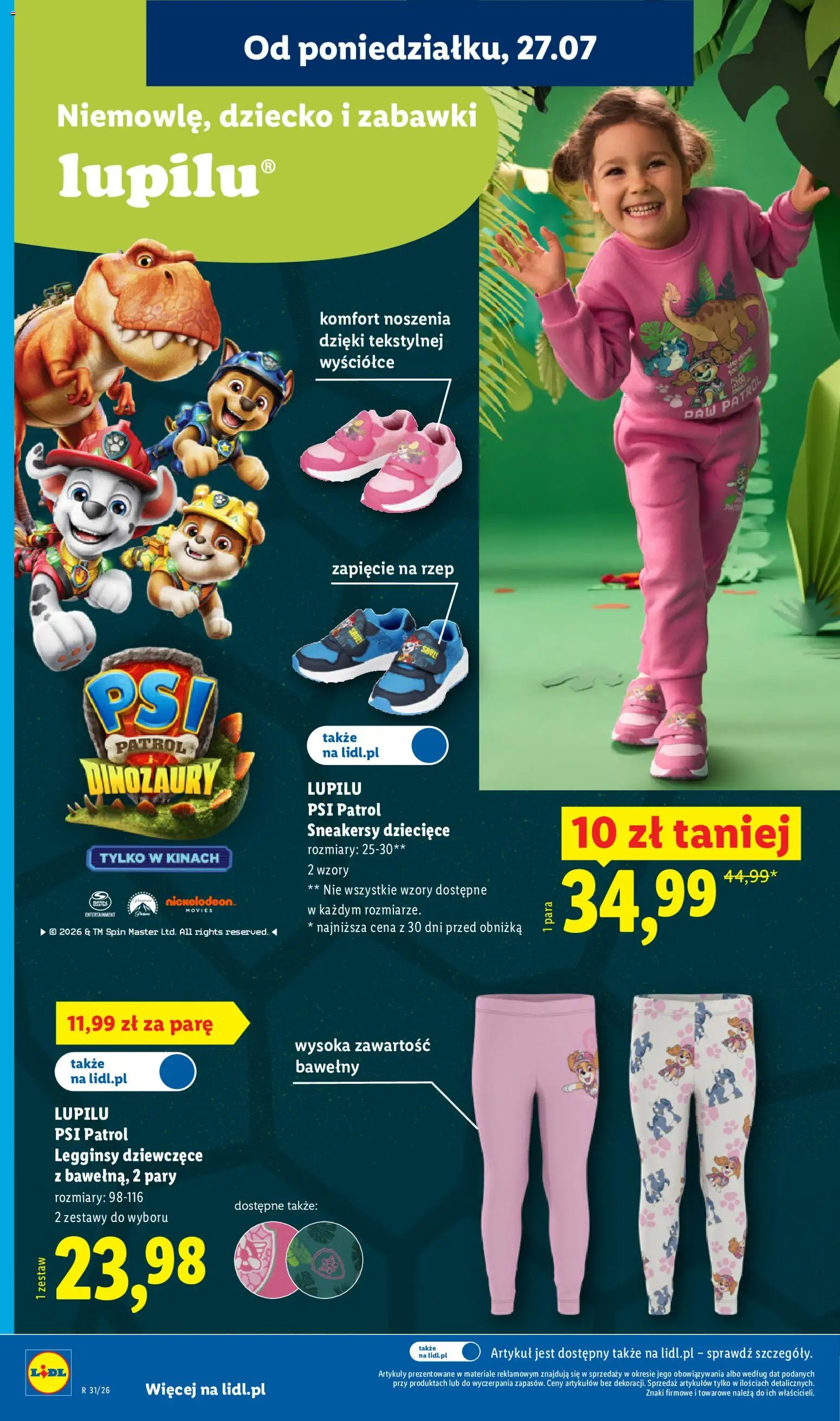 Lidl Katalog od 27.07.2026 | Strona: 28 | Produkty: Legginsy