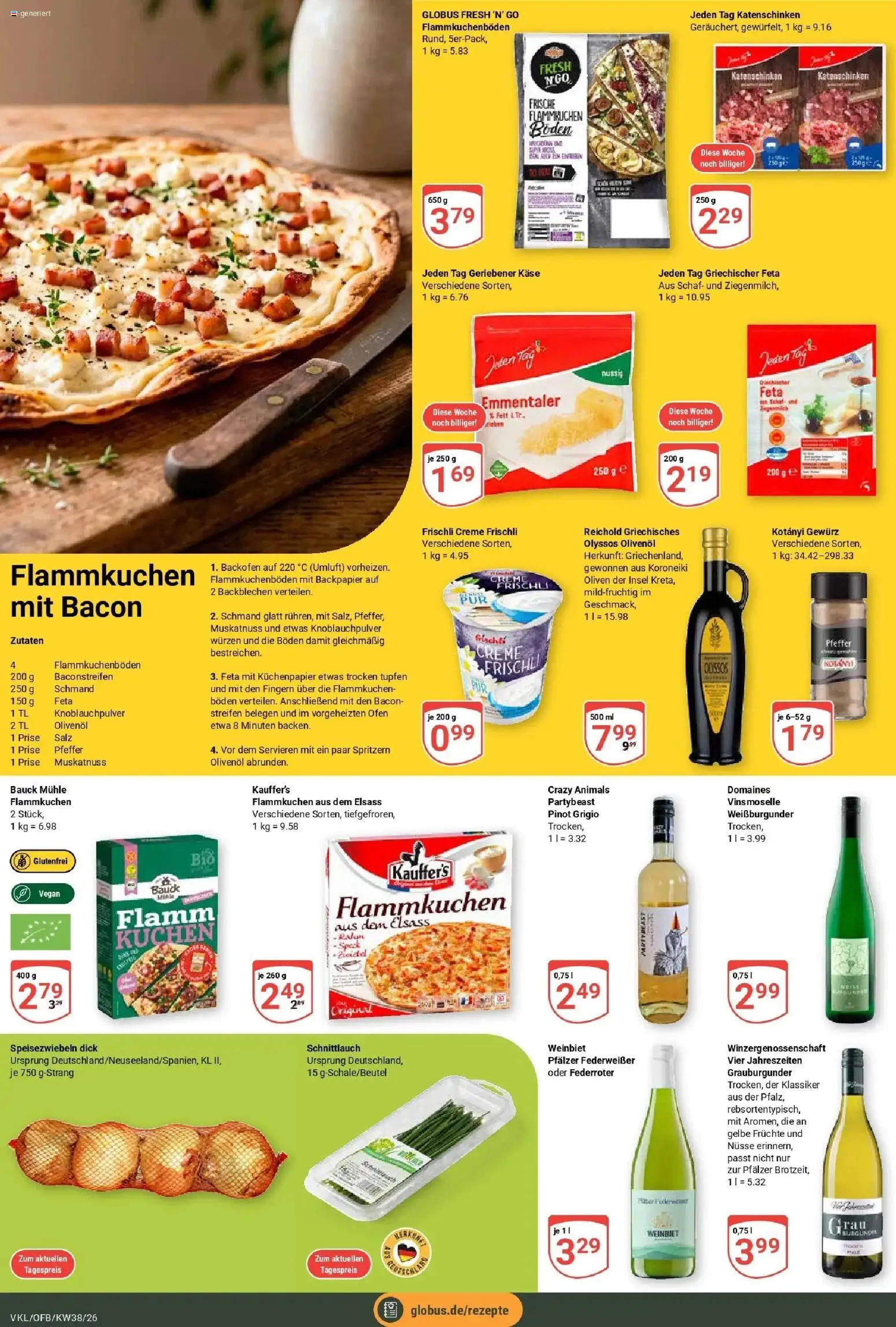 Globus Prospekt Völklingen (ab 14.09.2026) » Angebote online | Seite: 19 | Produkte: Mühle, Käse, Pfeffer, Kuchen