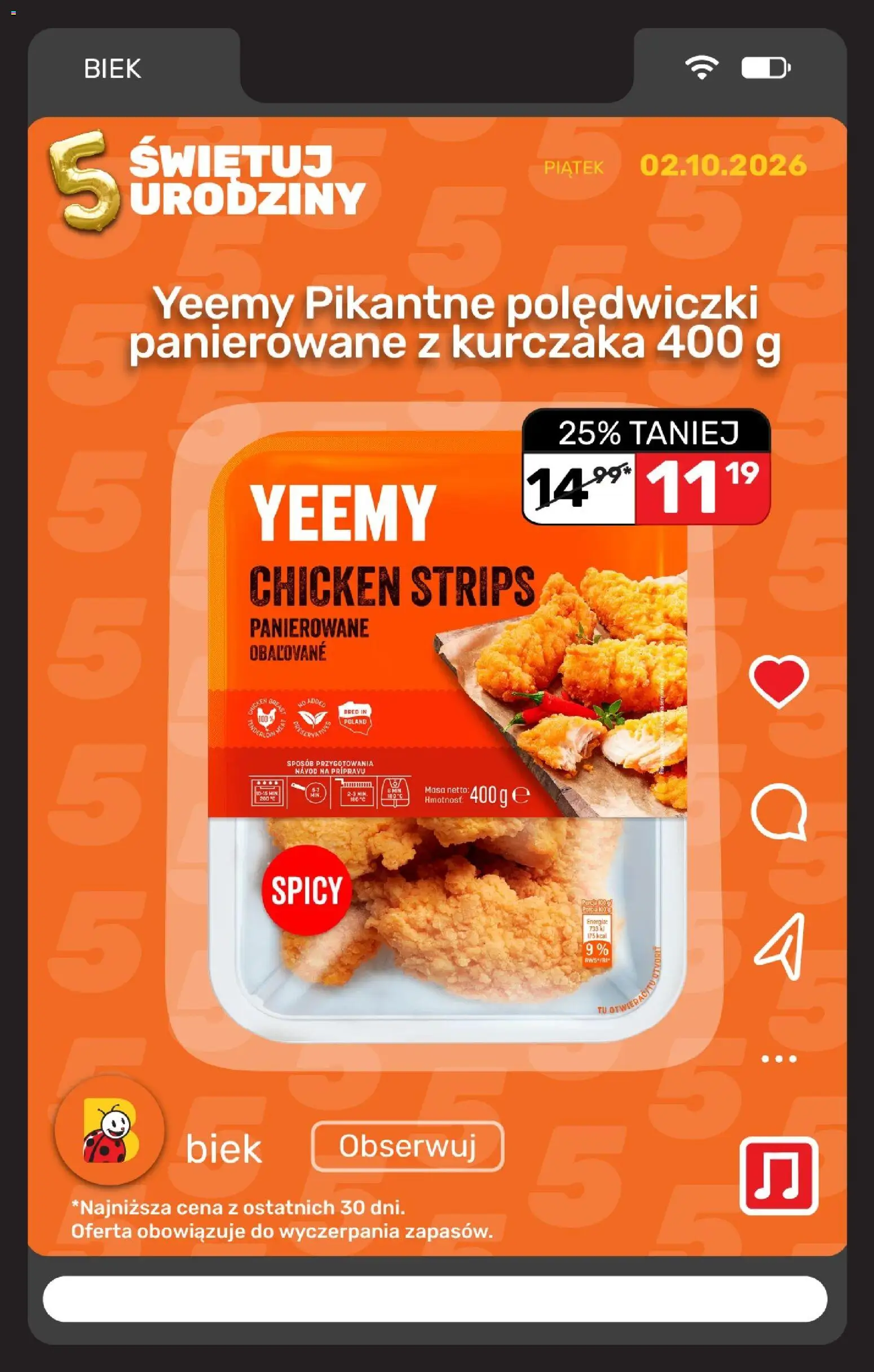 Biedronka Polsko leták - BIEK od 02.10.2026 | Strana: 9