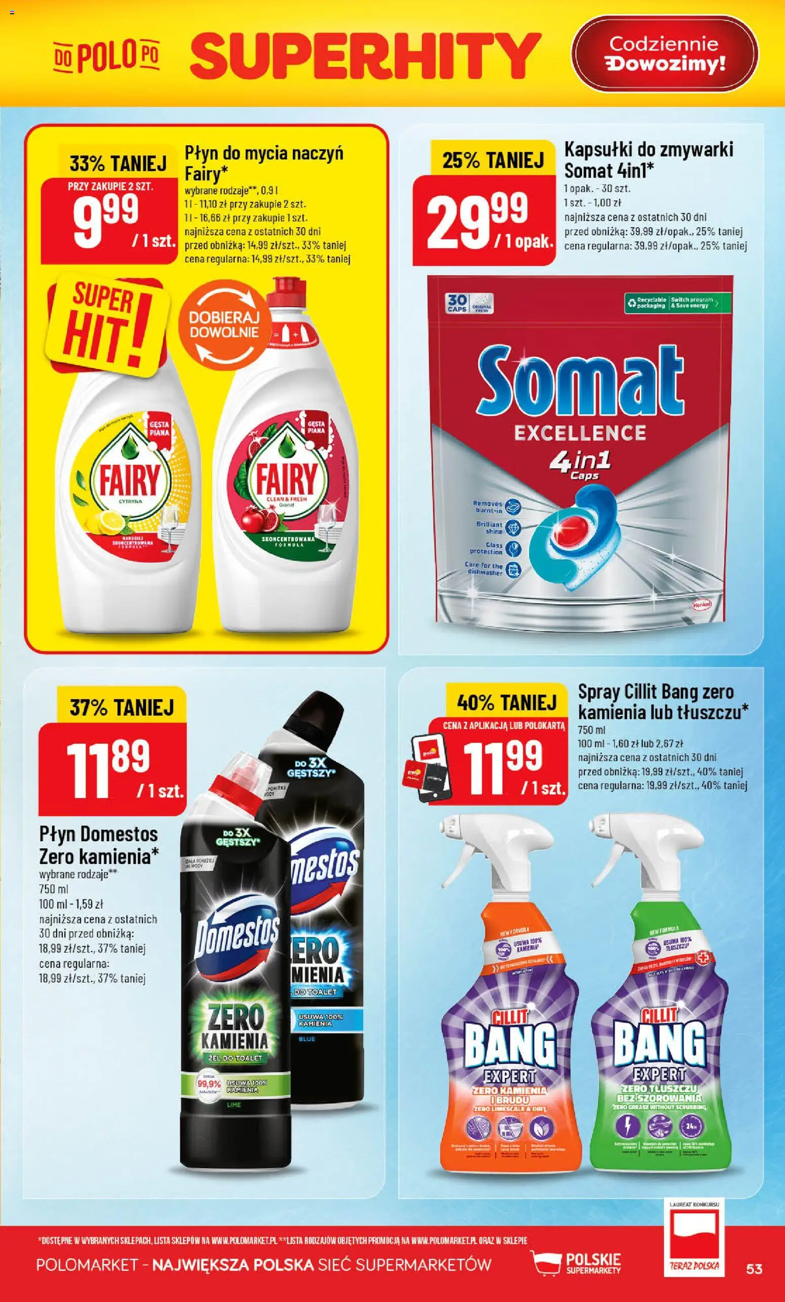 POLOmarket gazetka od 19.08.2026 | Strona: 53 | Produkty: Cytryna, Kapsułki, Piana, Kapsułki do zmywarki