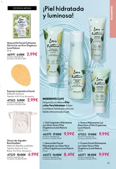 Vista previa Oriflame - Catálogo Campaña 6 válido desde el 22.04.2026 | Página: 99 | Productos: Esponja, Crema facial, Piña, Kiwi