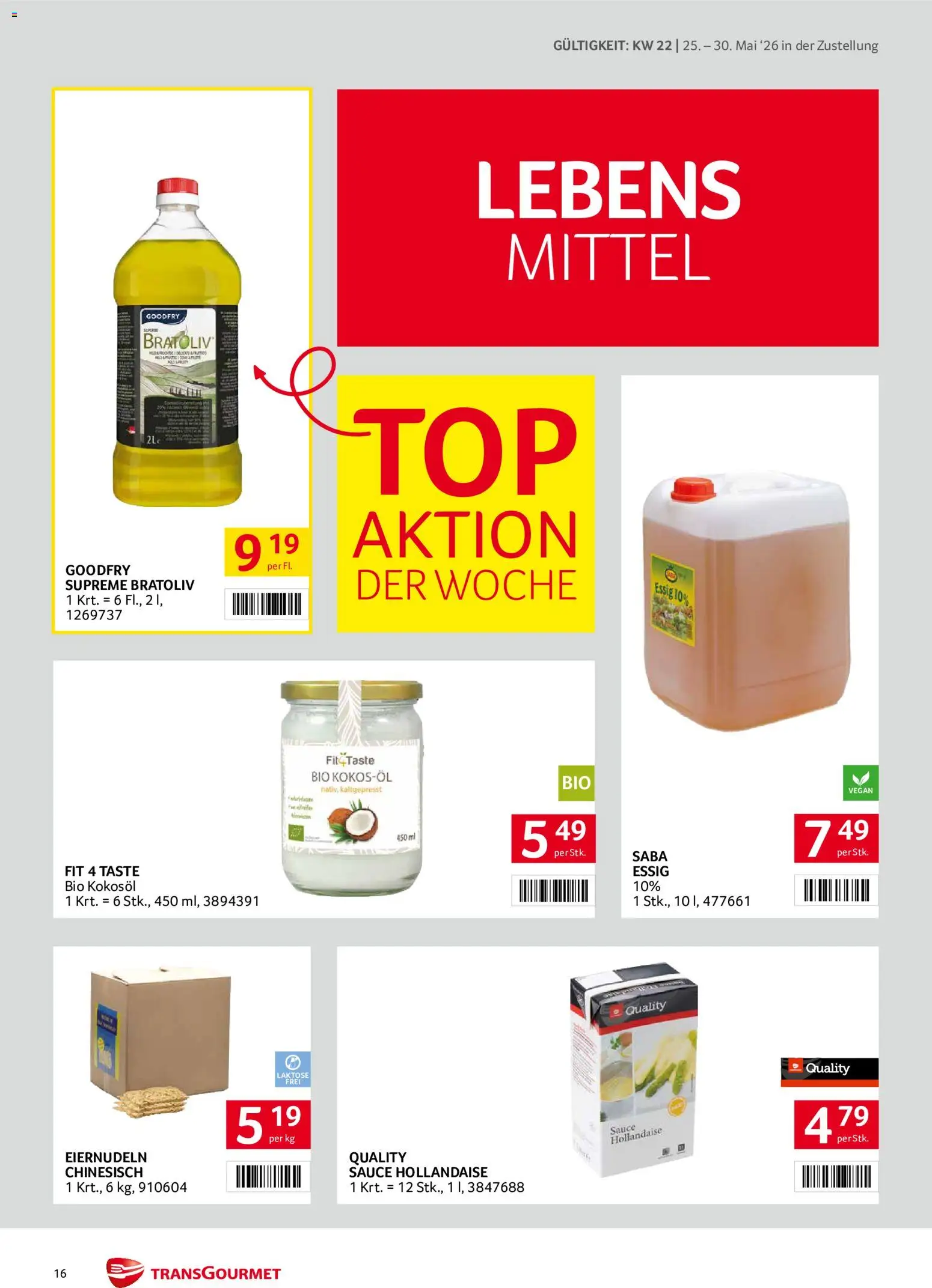 Transgourmet Zustellaktion gültig ab 25.05.2026 | Seite: 16