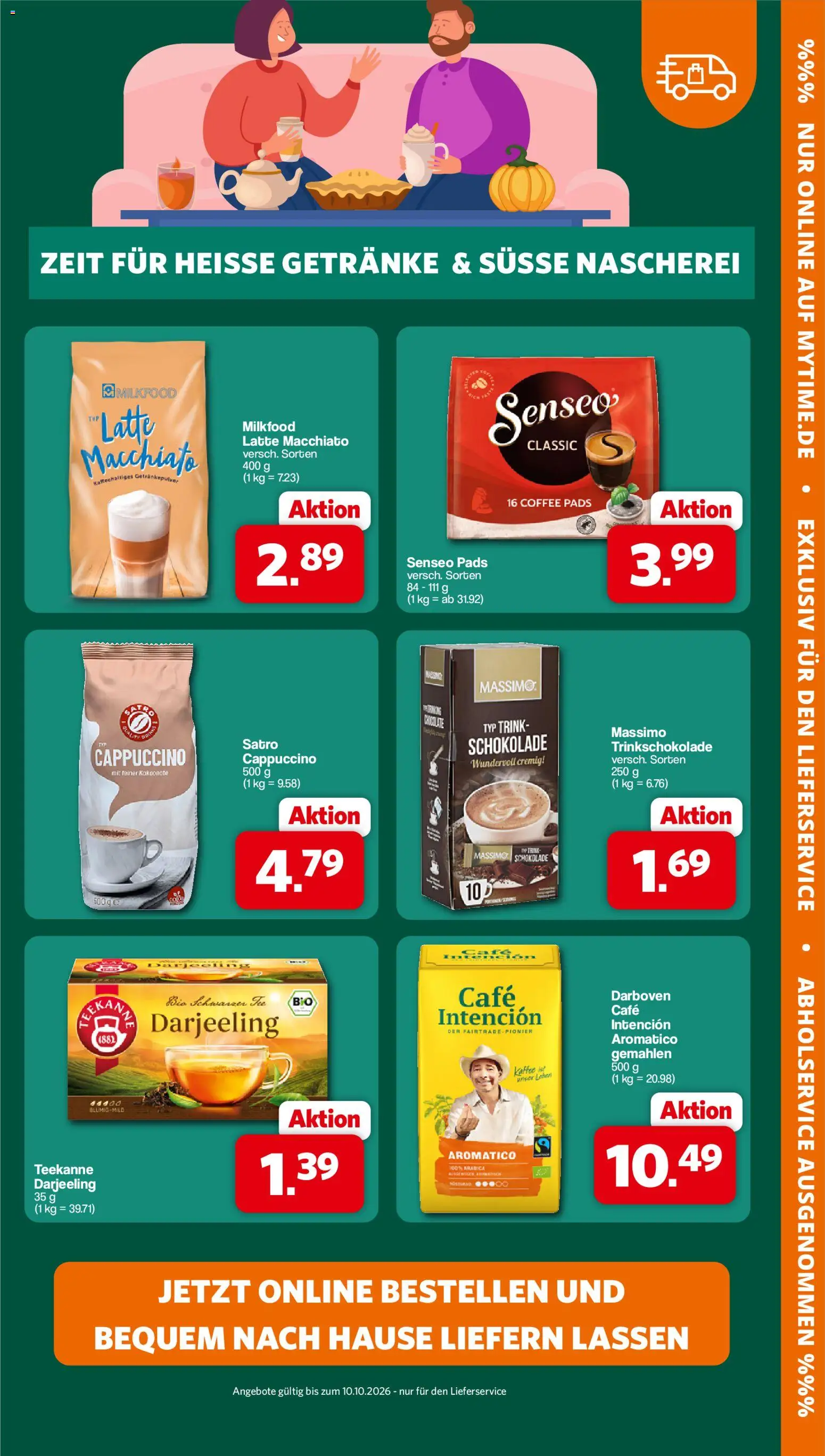Famila Nordwest Prospekt – gültig ab 05.10.2026 | Seite: 41 | Produkte: Senseo, Kaffee, Schokolade, Teekanne