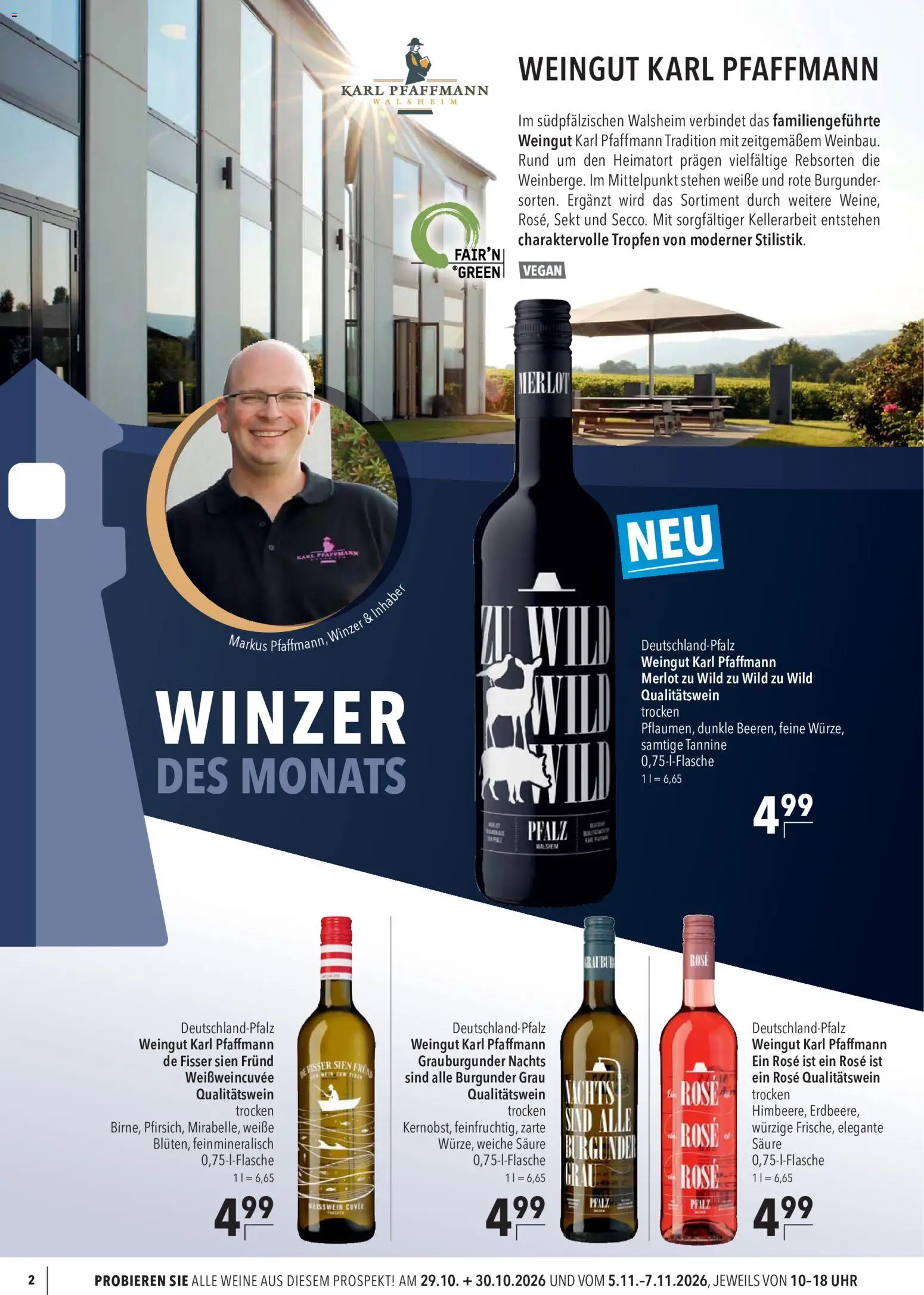 CITTI Markt Weine – gültig ab 28.10.2026 | Seite: 2 | Produkte: Weißwein, Sekt, Merlot, Uhr