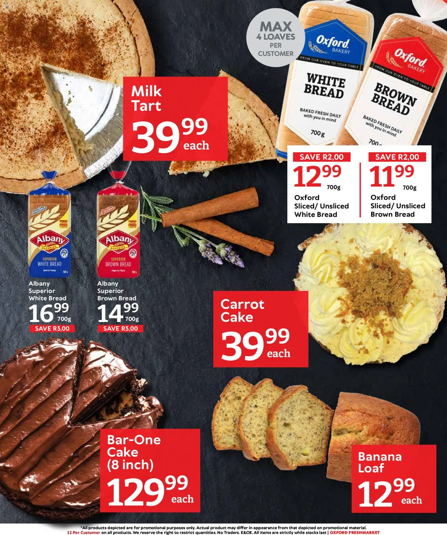 New Oxford Freshmarket catalogue – valid from 02/09/2026 | Page: 12 | Products: Oven, Table, Milk, Bread