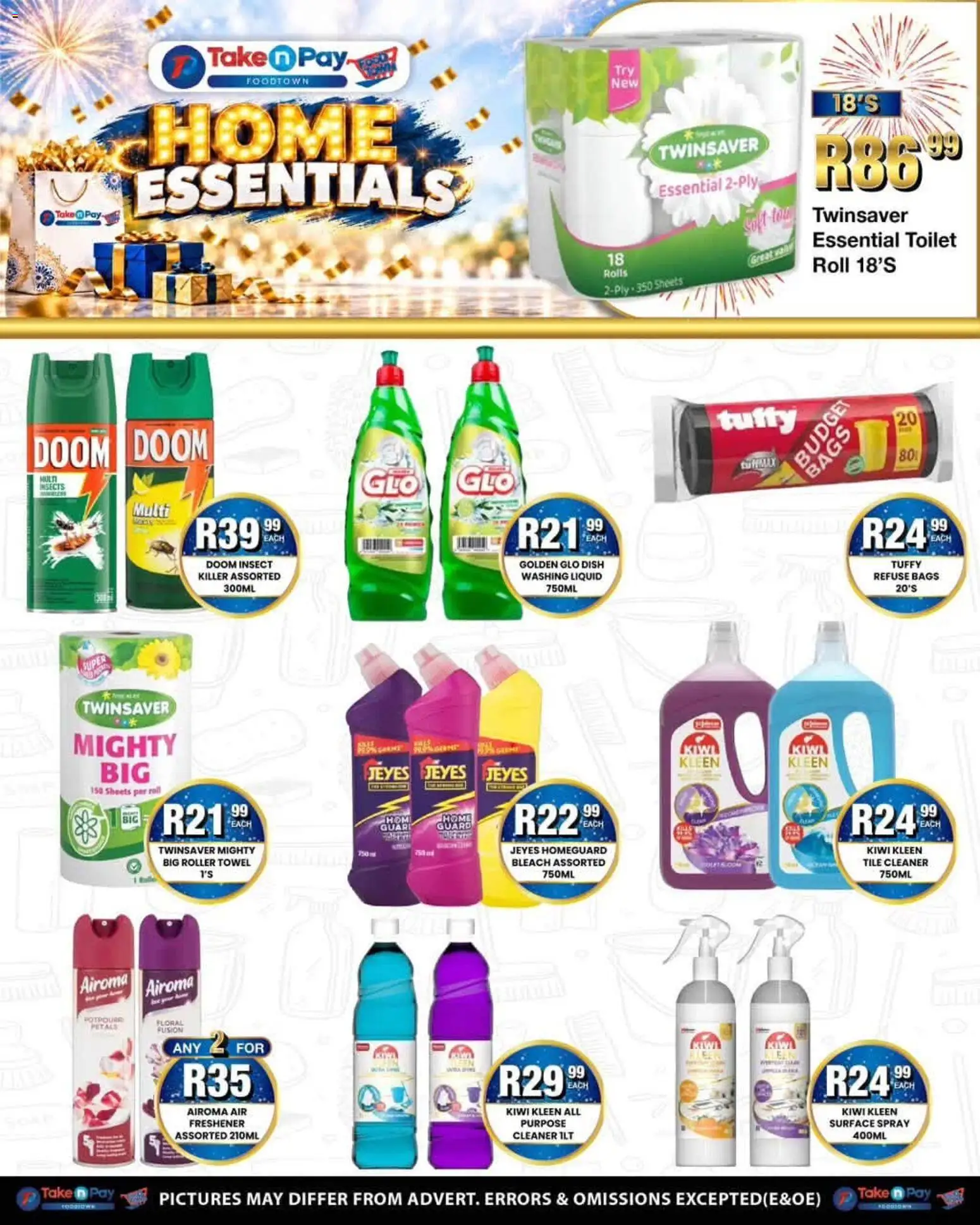 New Take n Pay catalogue – valid from 26/10/2026 | Page: 23 | Products: Toilet, Kiwi, Refuse bags, Roller towel