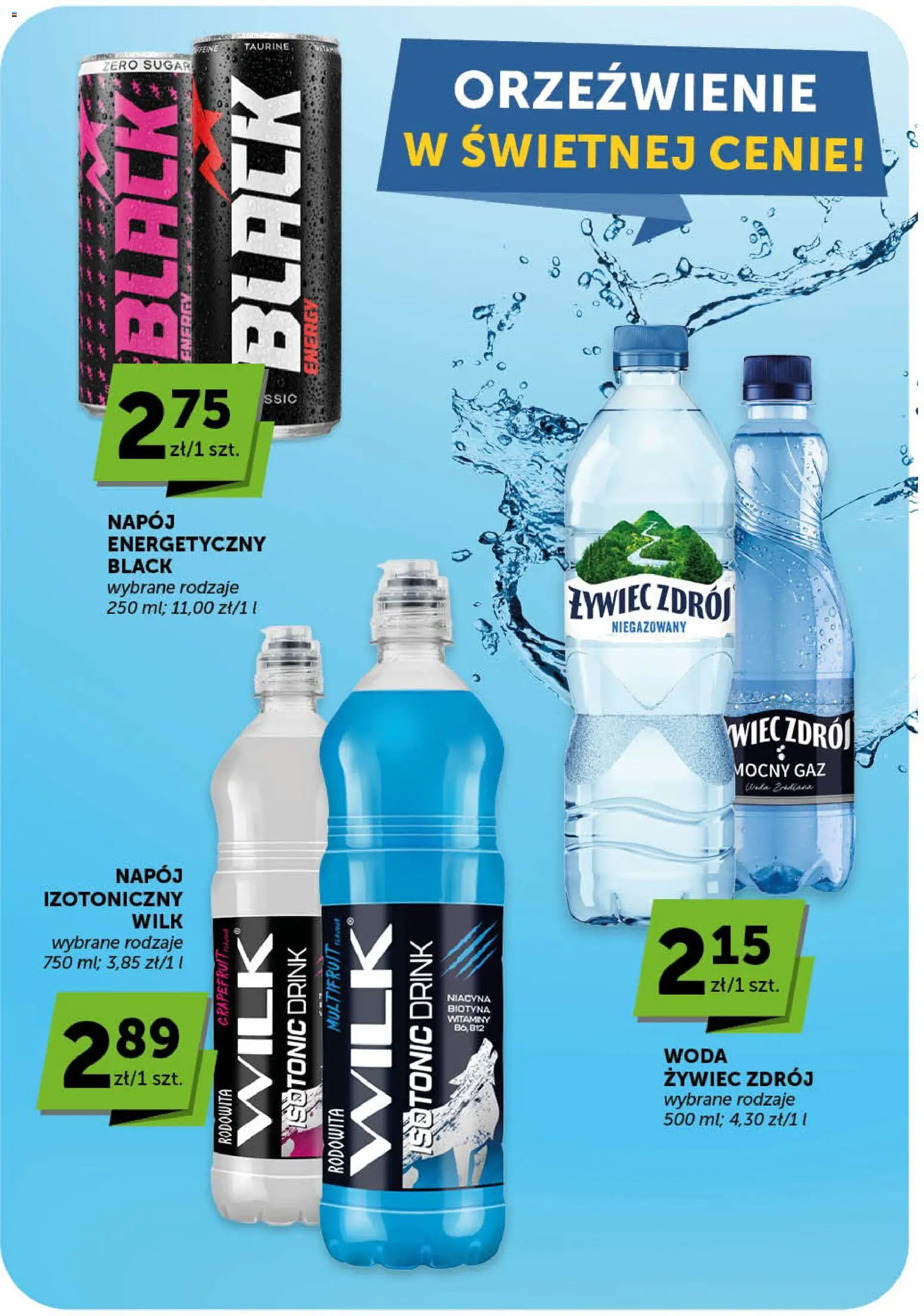 Groszek gazetka - Market od 21.05.2026 | Strona: 16 | Produkty: Woda żywiec, Woda