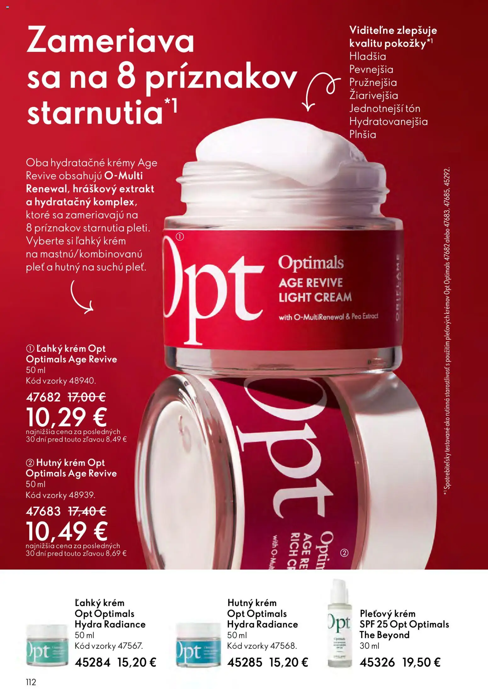 Nové Oriflame akcie – leták je platný od 27.05.2026 | Strana: 112 | Produkty: Krém