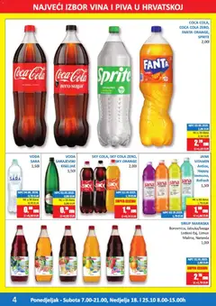 Vrutak Katalog - Pregled kataloga iz trgovine Vrutak, vrijedi od 12.10.2026 | Stranica: 4 | Proizvodi: Sky Cola, Coca cola, Limun, Sirup