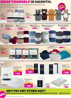 Game specials catalogue – valid from 21.04.2026 | Page: 4 | Products: Duvet, Blankets, Bag, Blanket