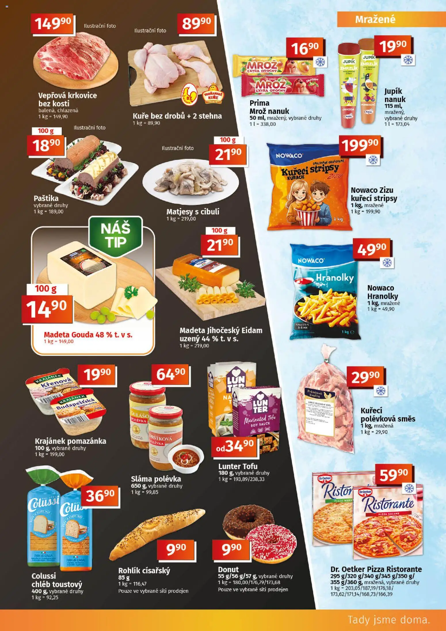 Coop leták - Tuty od 20.05.2026 | Strana: 3 | Produkty: Mrož nanuk, Eidam, Pizza Ristorante, Paštika