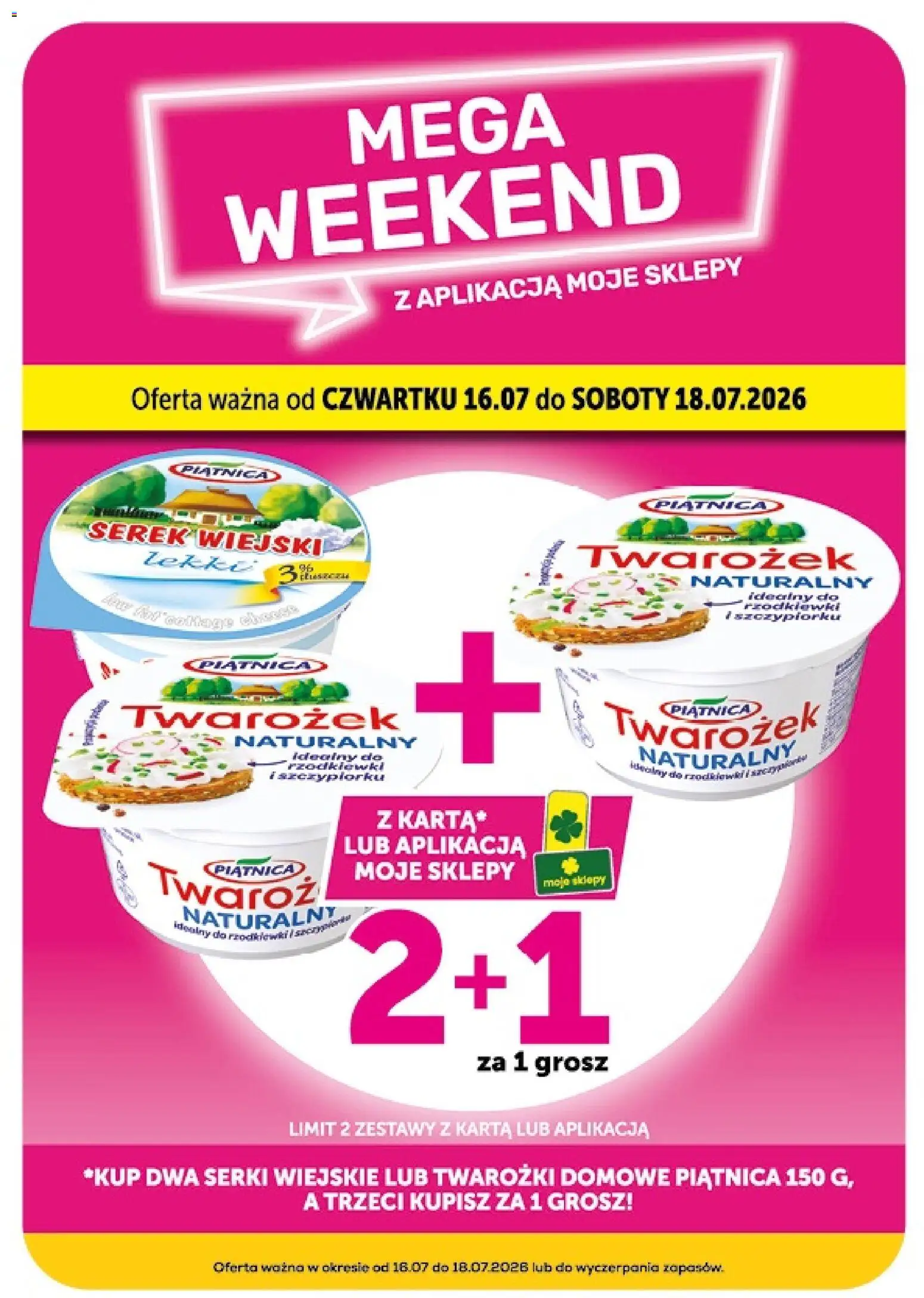 Euro Sklep gazetka od 16.07.2026 | Strona: 5 | Produkty: Karta, Serek, Serek wiejski, Twarożek