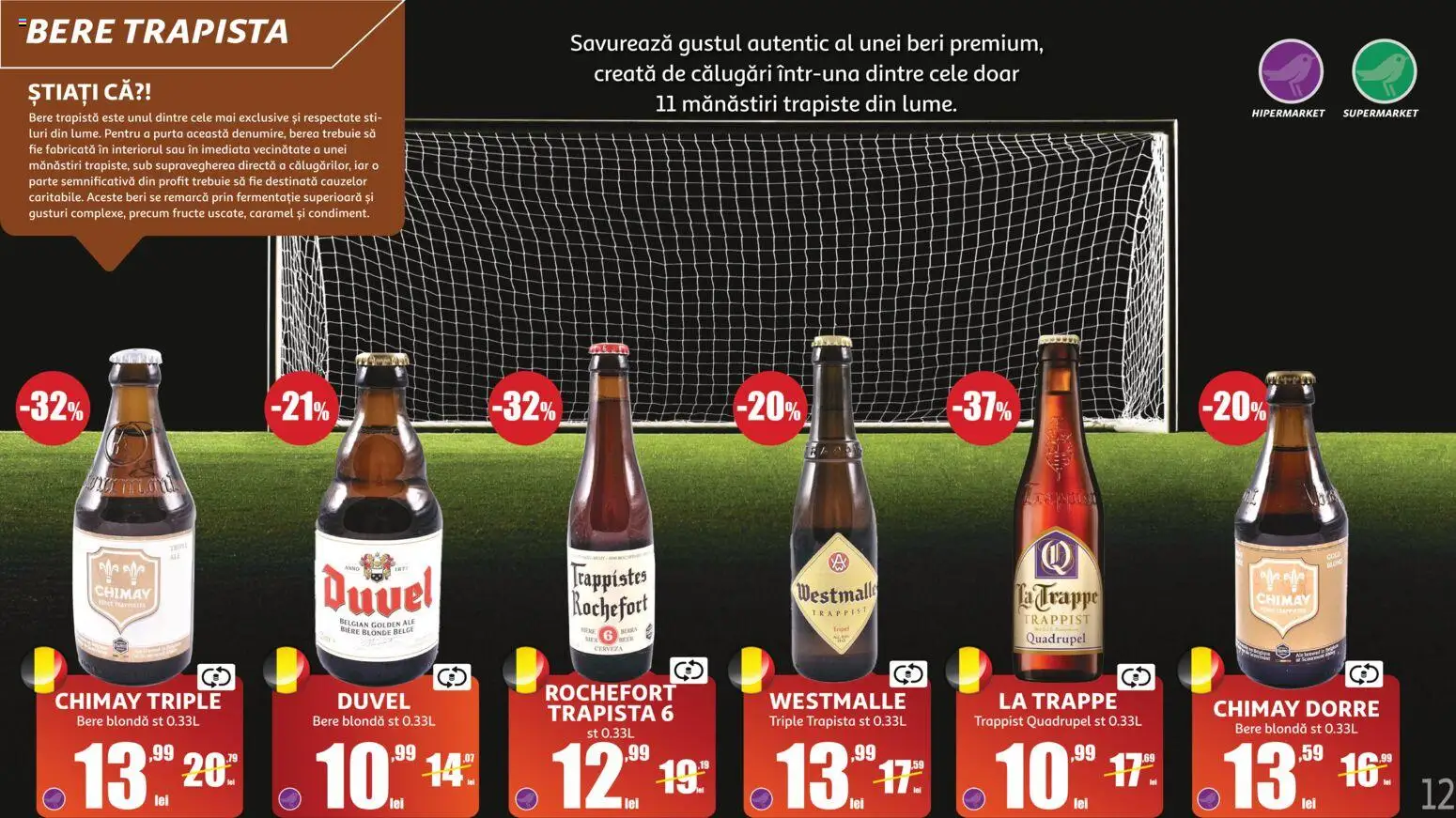 Noul catalog Auchan – valabil de la 10.06.2026 | Pagină: 12 | Produse: Bere, Fructe