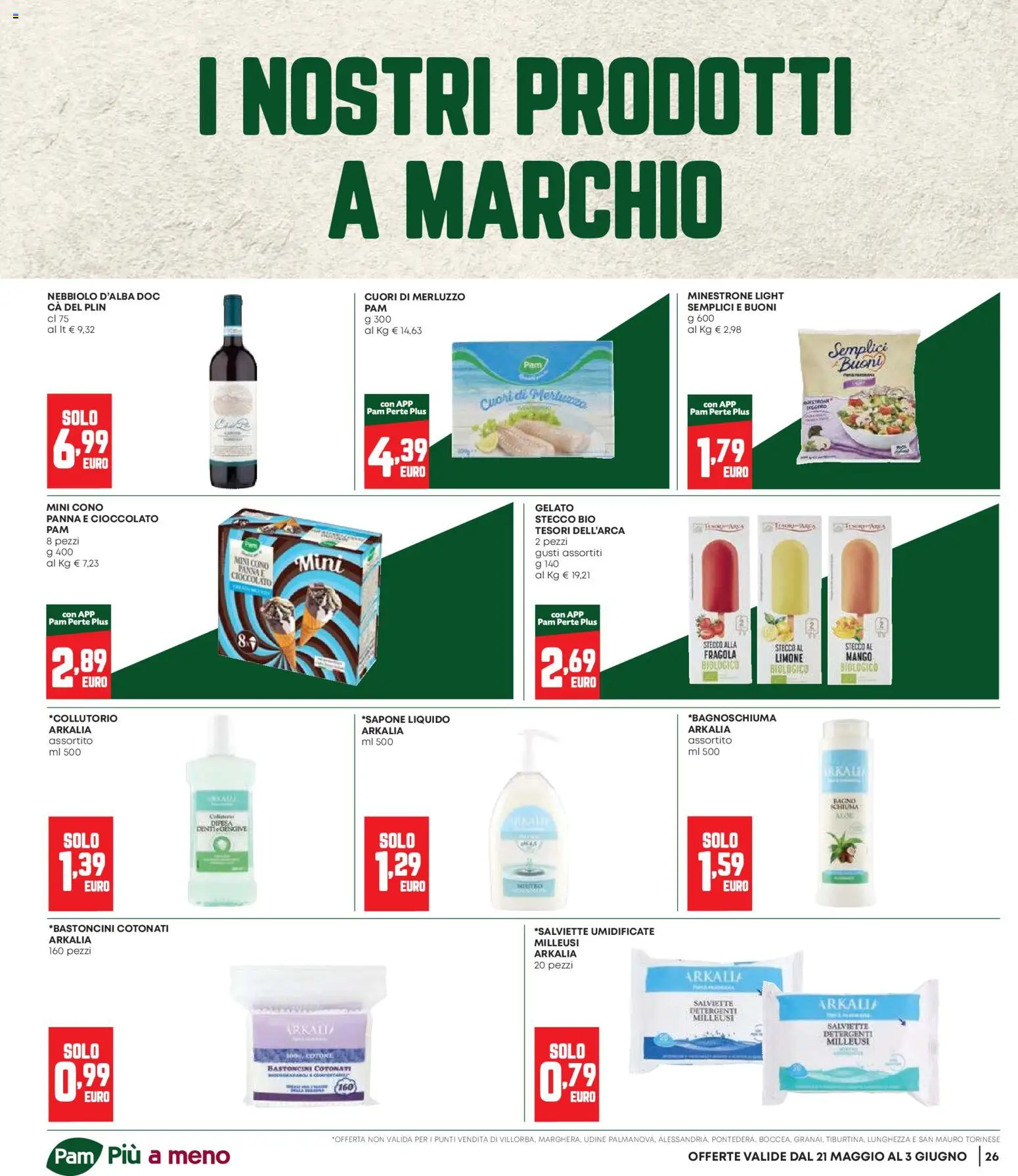 Volantino Panorama del 21.05.2026 | Pagina: 26 | Prodotti: Merluzzo, Panna, Limone, Mango