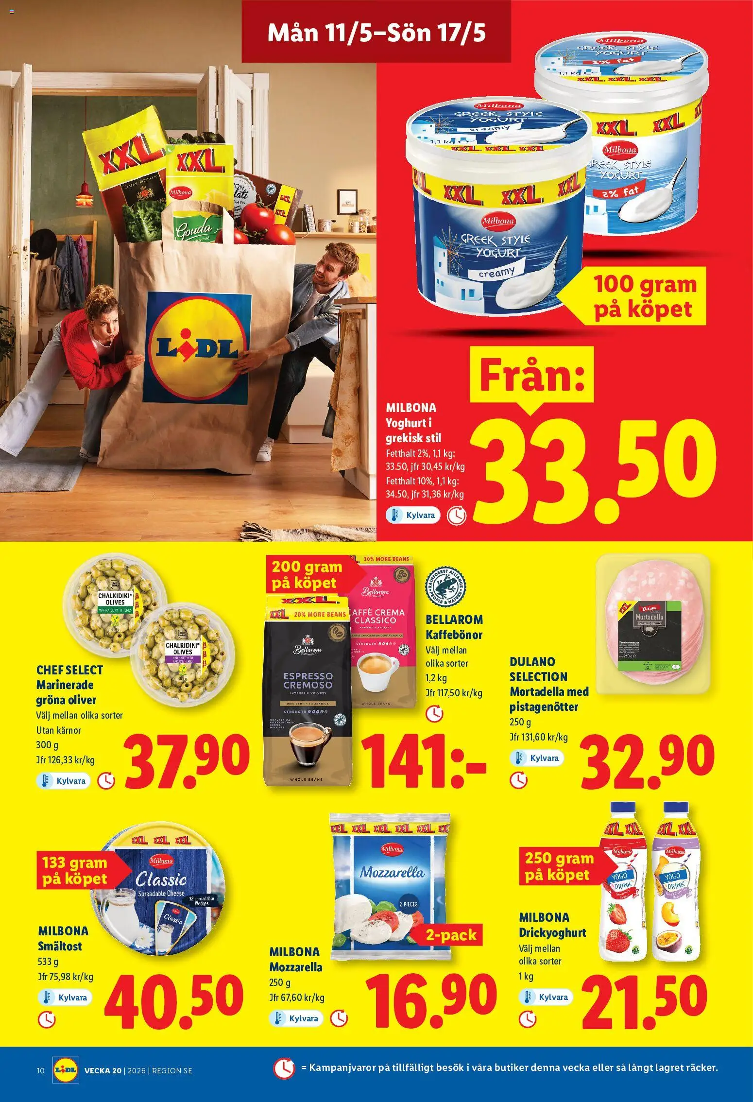 Lidl reklamblad aktuell från 11.05.2026 | Sida: 10 | Produkter: Oliver, Yoghurt