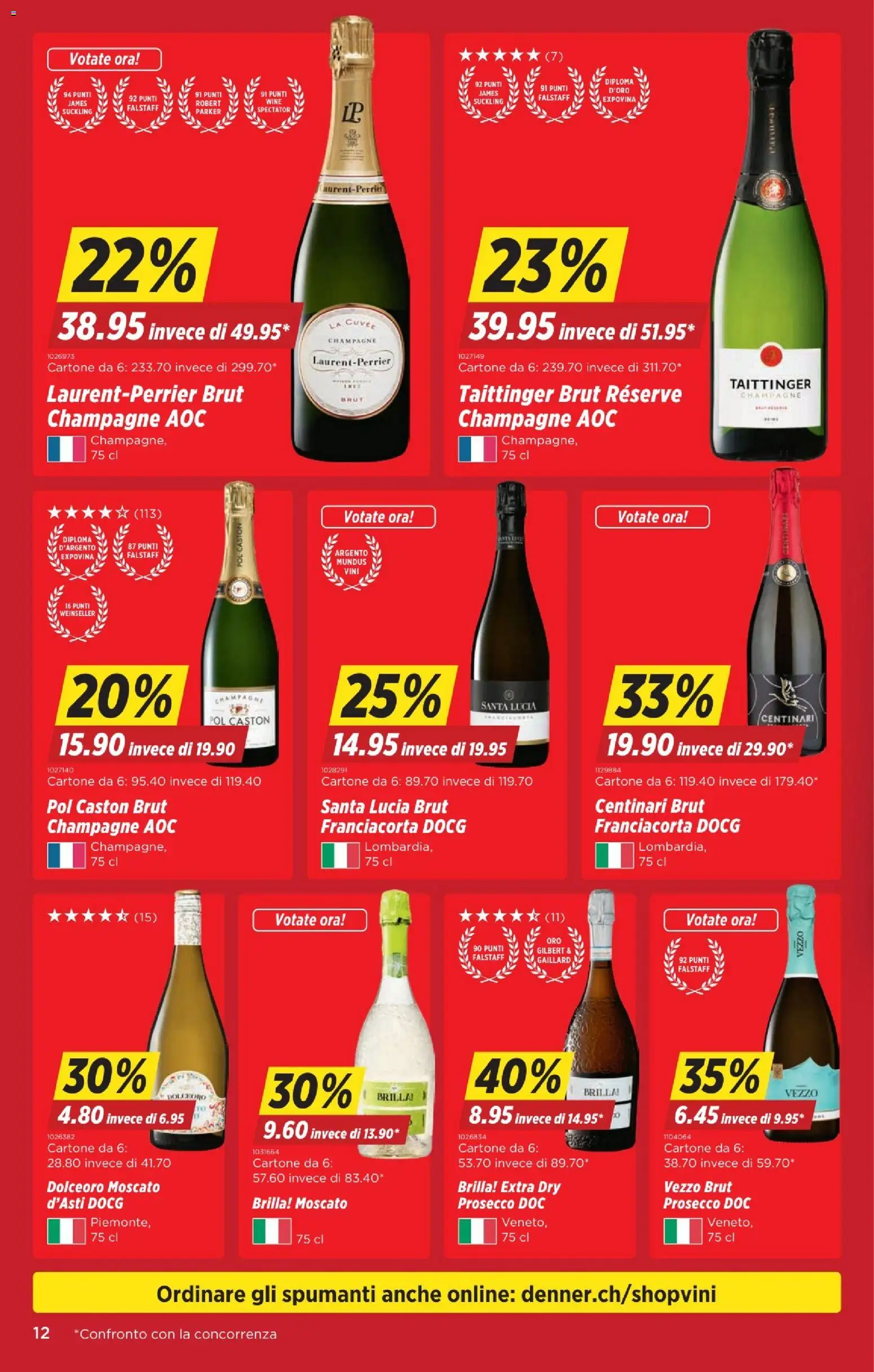 Denner aktionen IT – gültig ab 29.10.2026 | Seite: 12 | Produkte: Prosecco