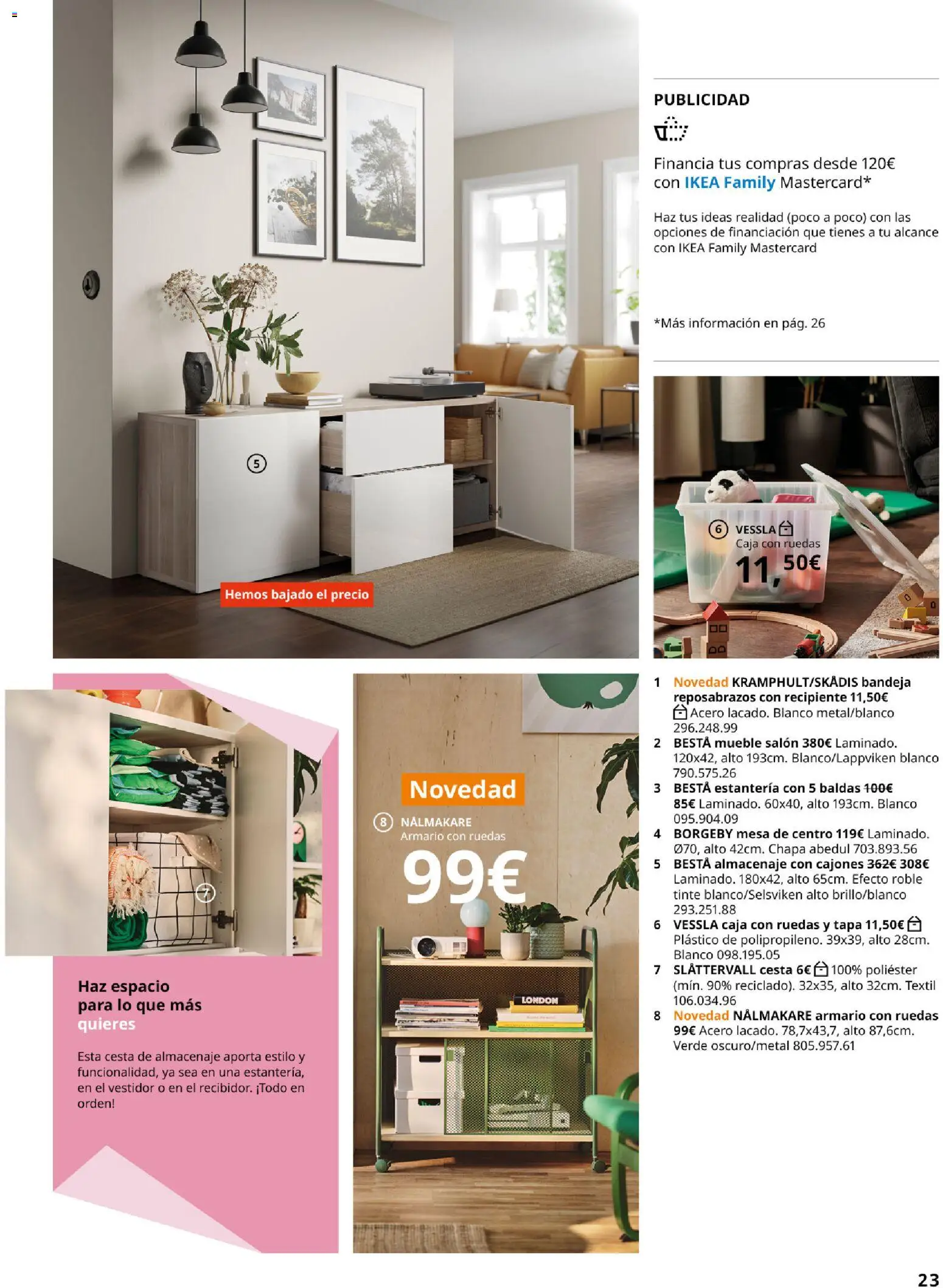 IKEA - Haz espacio para lo que más quieres │ válido desde el 01/09/2026 | Página: 23