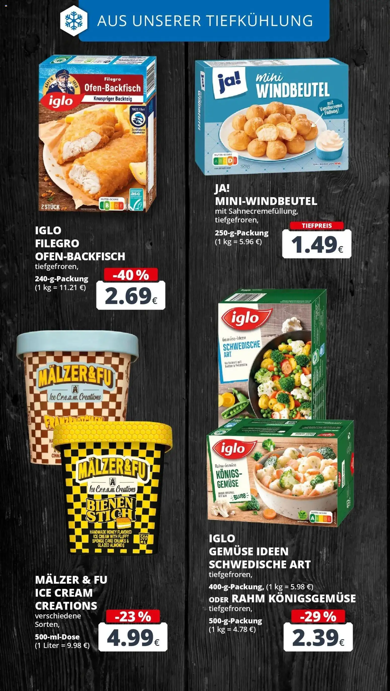 REWE Prospekt ab 17.08.2026 zum Blättern » Angebote | Seite: 17 | Produkte: Butter, Iglo, Gemüse, Petersilie
