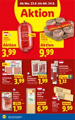 Lidl Flugblatt ab 18.06.2026 gültig | Seite: 49 | Produkte: Milch, Käse