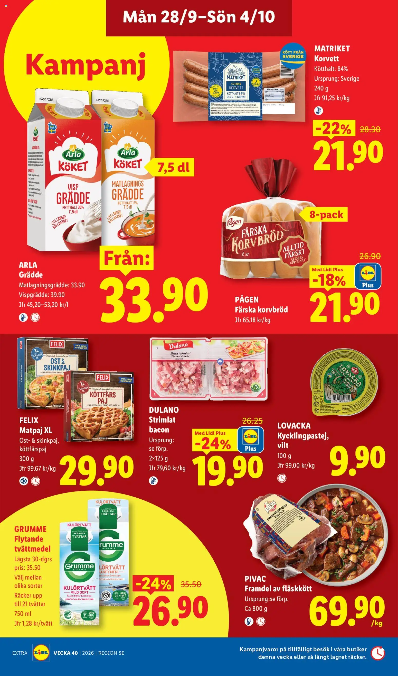 Lidl reklamblad aktuell från 28/09/2026 | Sida: 15 | Produkter: Förstoringsglas, Symaskin, Glass, Förvaringslåda