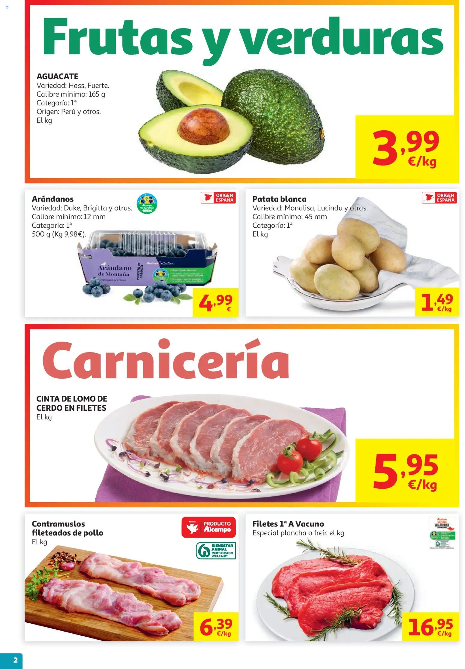 Alcampo Superstore No Litoral │ válido desde el 29/07/2026 | Página: 2 | Productos: Cerdo, Plancha