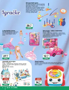 KTC Katalog igračke i tekstil - Pregled kataloga iz trgovine KTC, vrijedi od 22.04.2026 | Stranica: 4