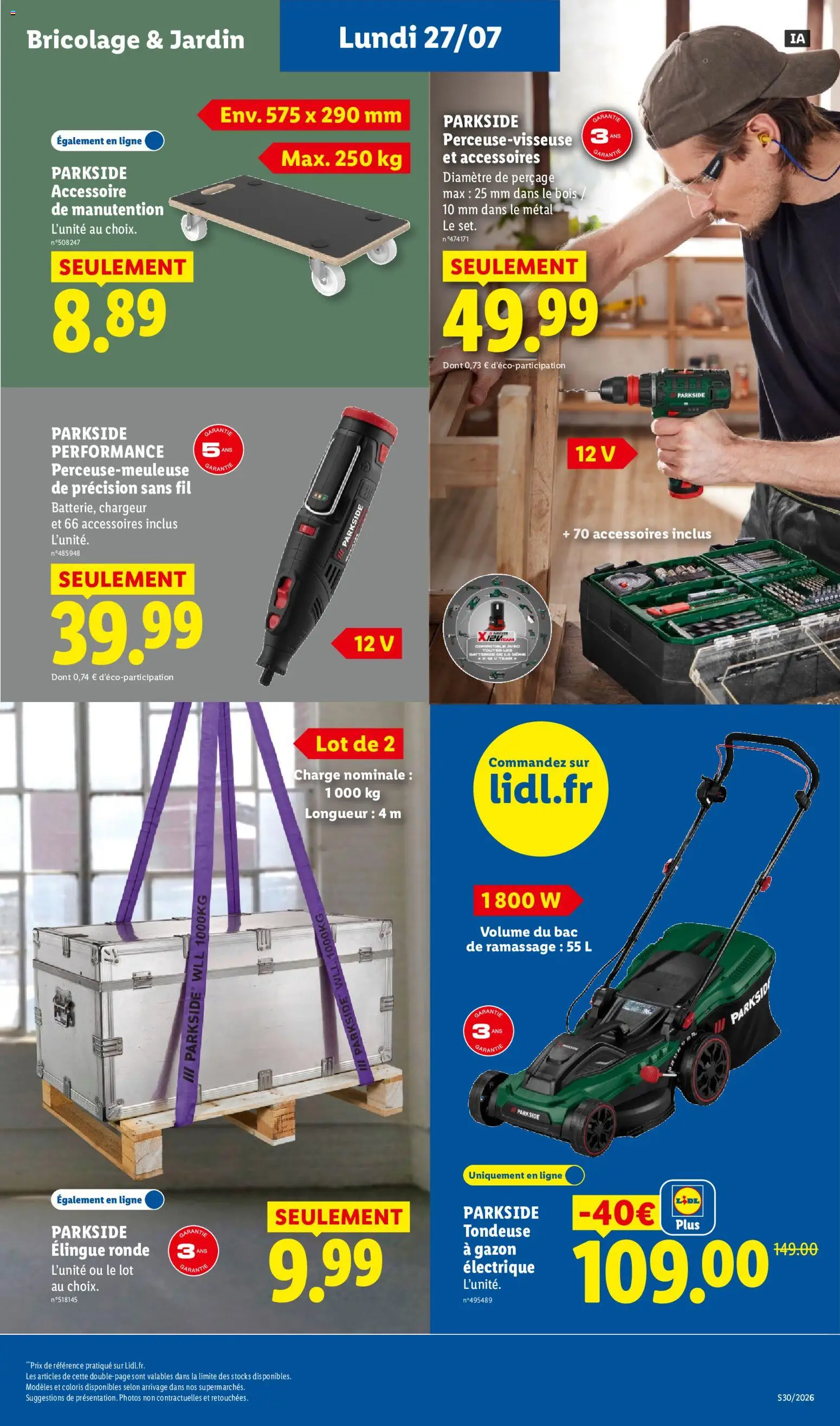 {H1} | Page: 55 | Produits: Tondeuse a gazon électrique, Bricolage, Tondeuse à gazon, Parkside tondeuse