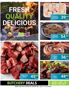 Super Save specials catalogue – valid from 31/07/2026