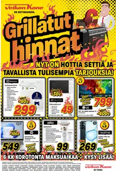Veikon Kone-mainoslehti voimassa 18.05.2026 alkaen
