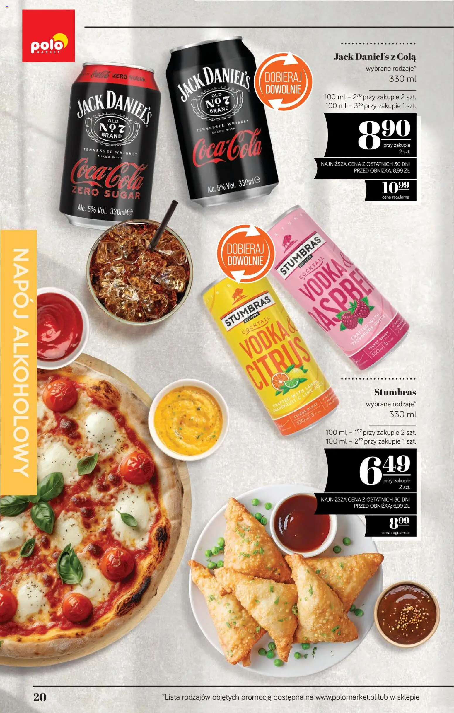 POLOmarket katalog - Alkoholi od 21.05.2026 | Strona: 20 | Produkty: Jack Daniel's, Vodka